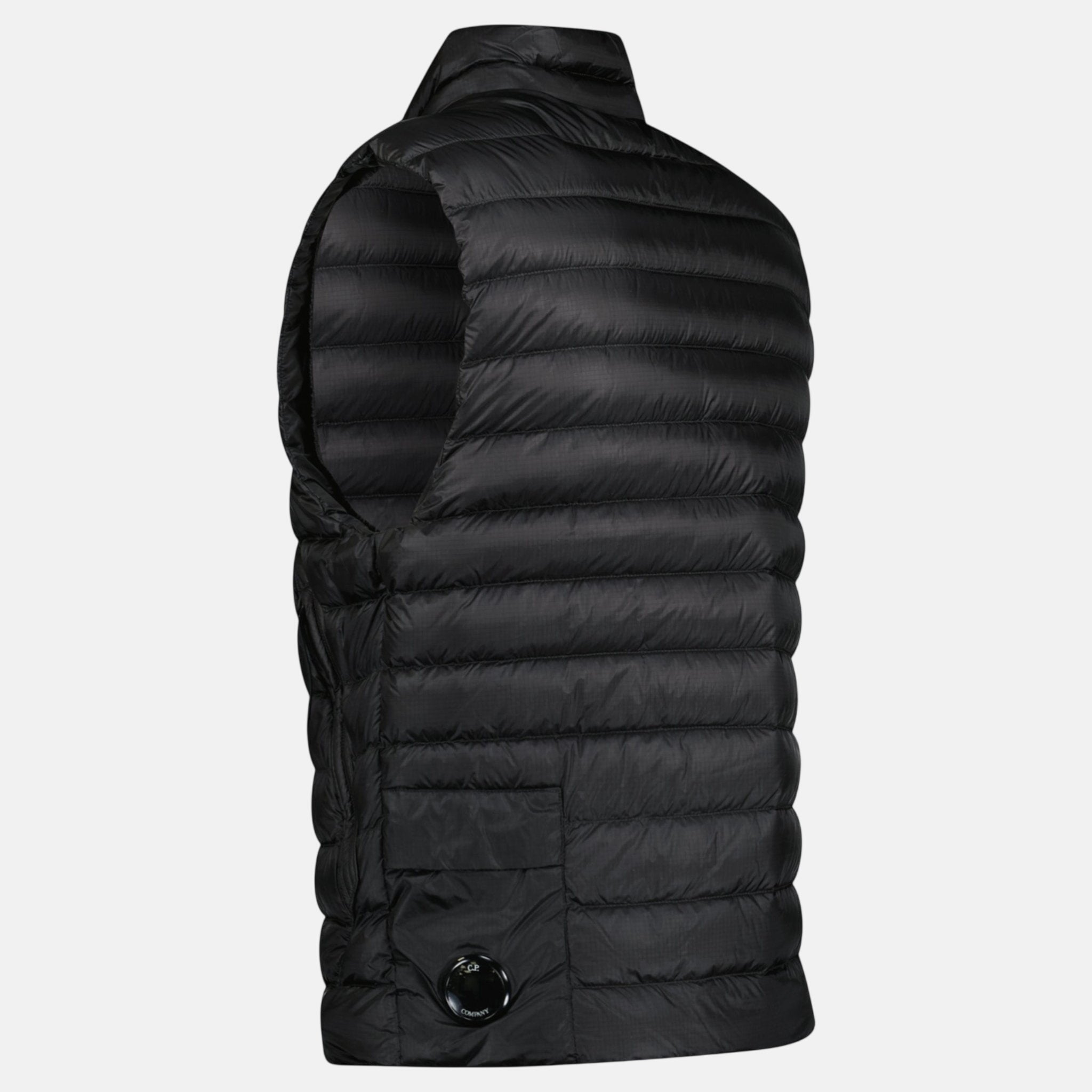CP Company D.D. Shell Lightweight Lens Gilet Black – sku-49161874440470 | Studio DOS by Designer Outlet Sales