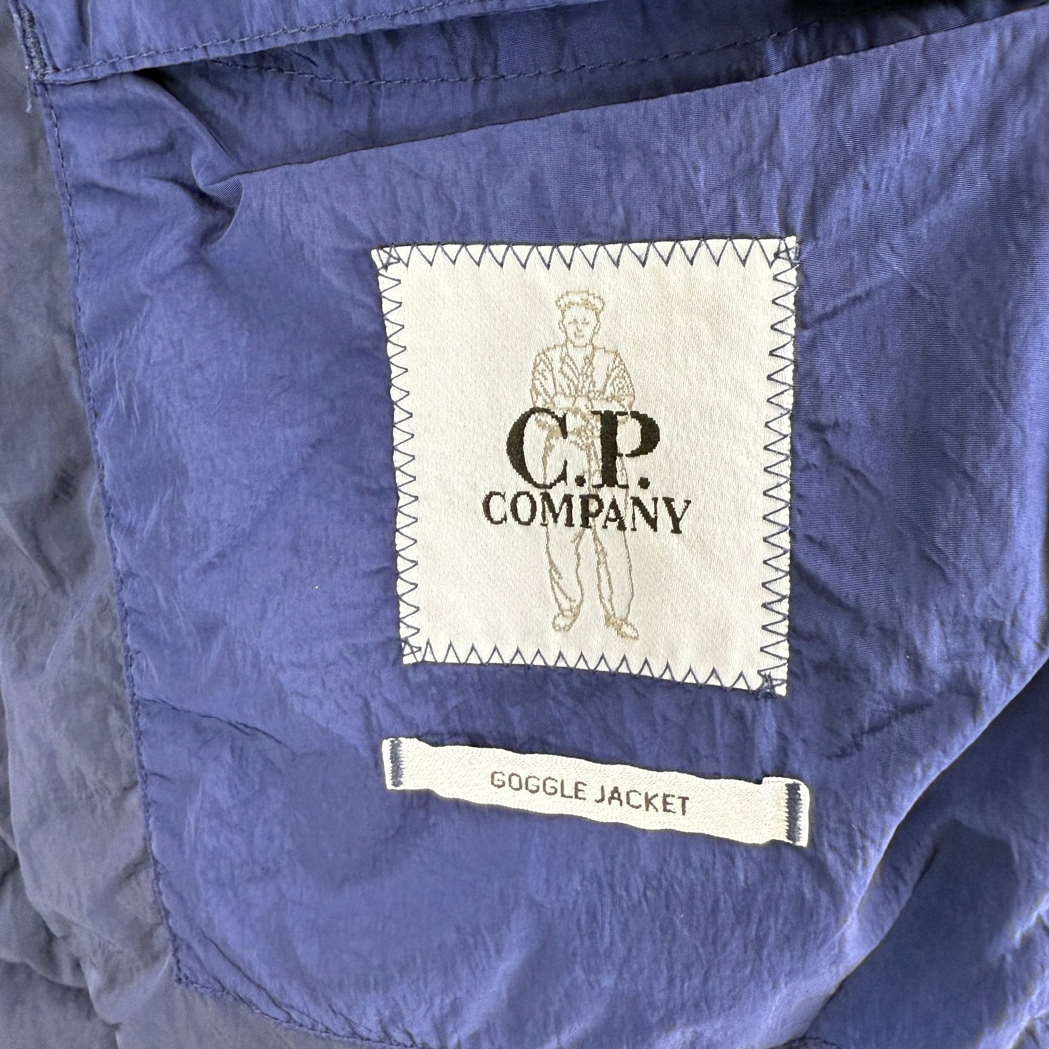 CP Company Eco - Chrome R Goggle Jacket Estate Blue – Rail 6 | Studio DOS by Designer Outlet Sales