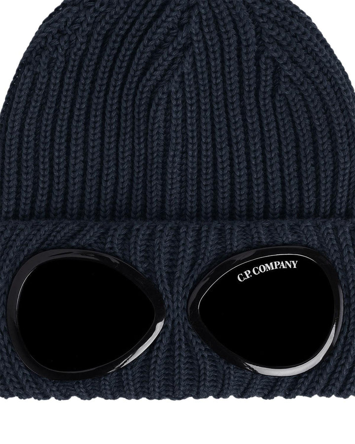 CP COMPANY EXTRA FINE MERINO WOOL GOGGLE BEANIE TOTAL ECLIPSE-Designer Outlet Sales