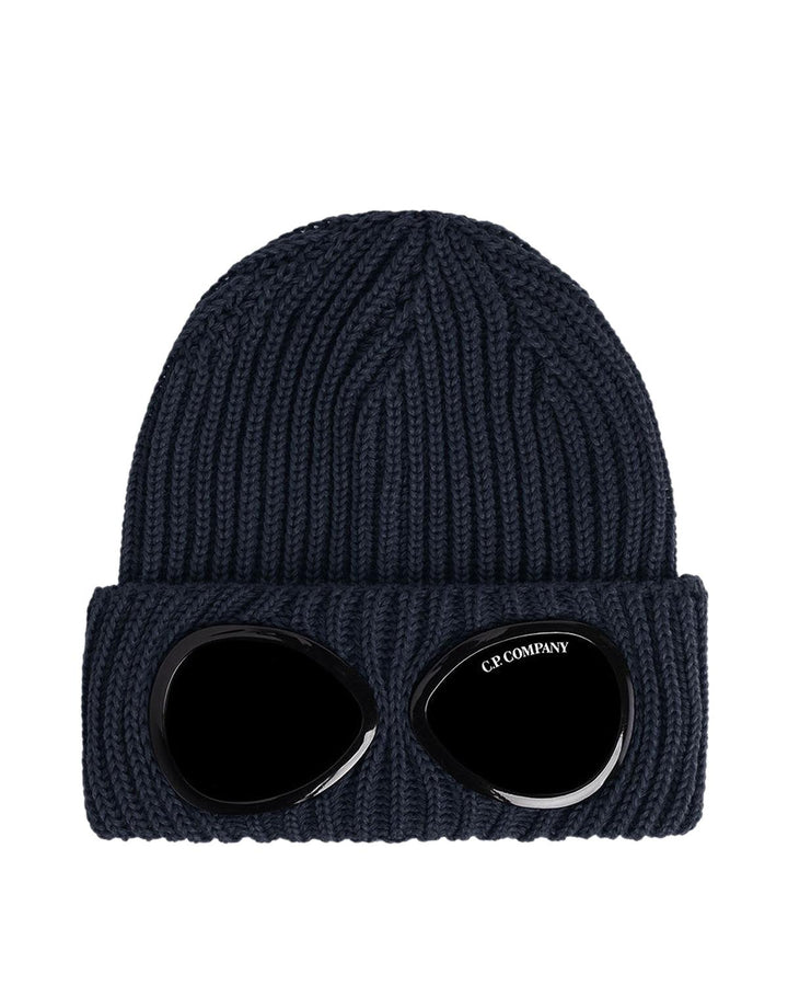 CP COMPANY EXTRA FINE MERINO WOOL GOGGLE BEANIE TOTAL ECLIPSE-Designer Outlet Sales