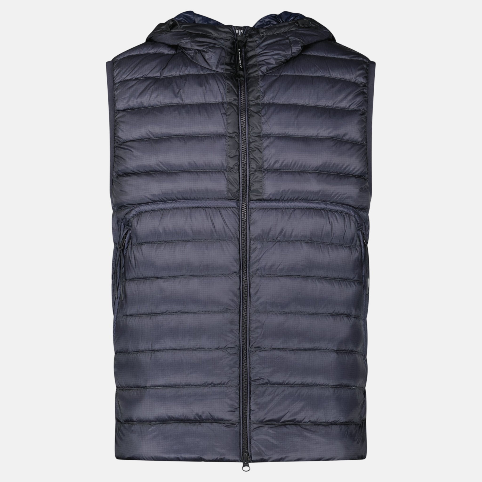 C.P. Company Goggle Down Gilet Navy – Rail 6 U | Studio DOS by Designer Outlet Sales