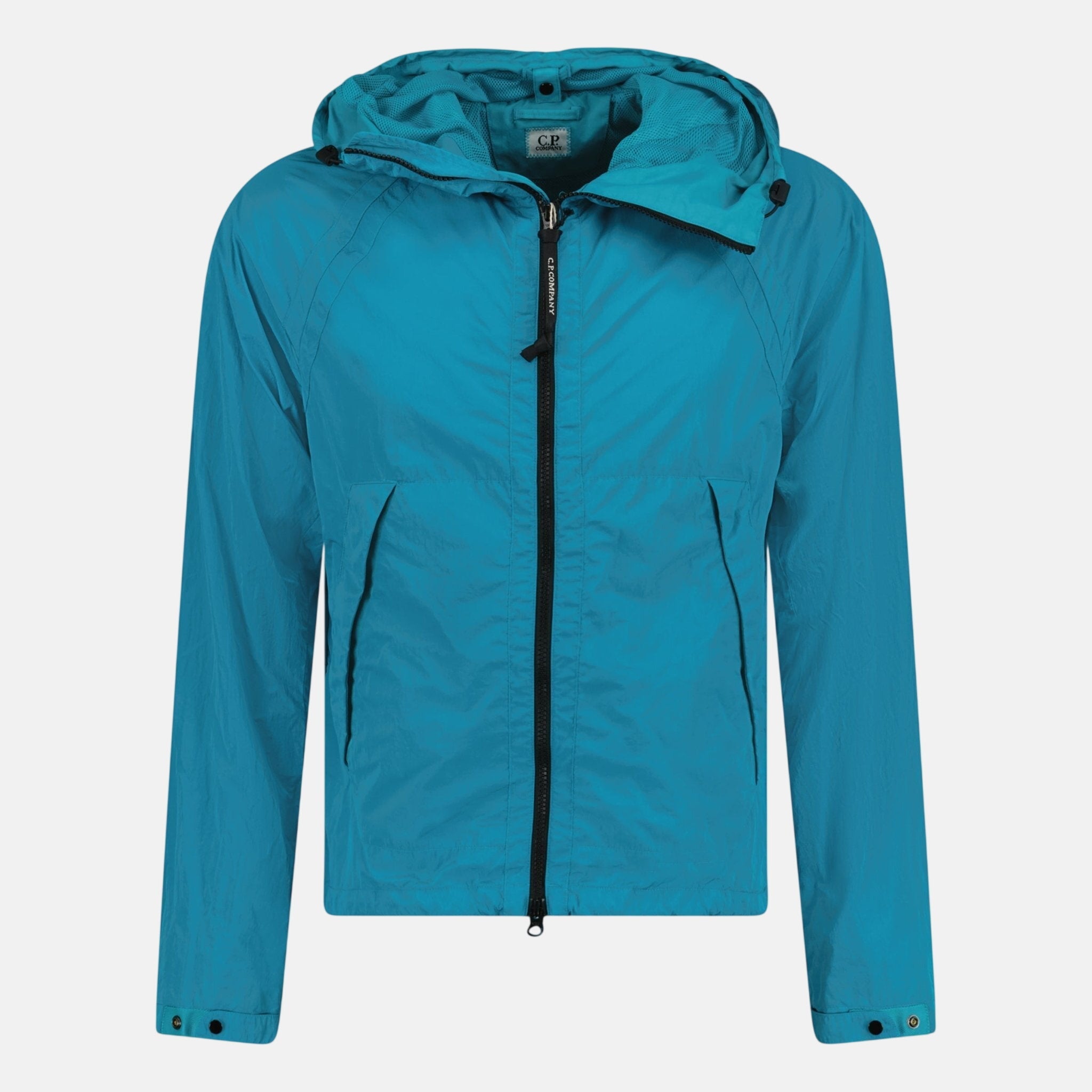 CP Company Goggle Hood Chrome Jacket Turquoise – C84 | Studio DOS by Designer Outlet Sales