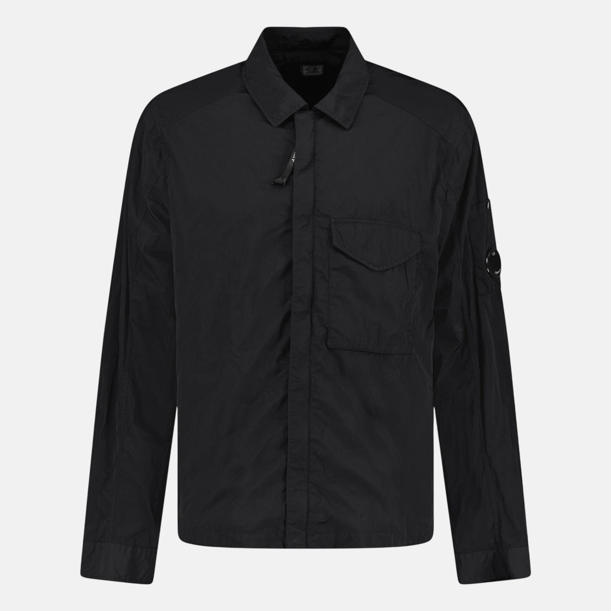 CP Company Lens Chrome - R Zip - Up Jacket Black – F41 | Studio DOS by Designer Outlet Sales