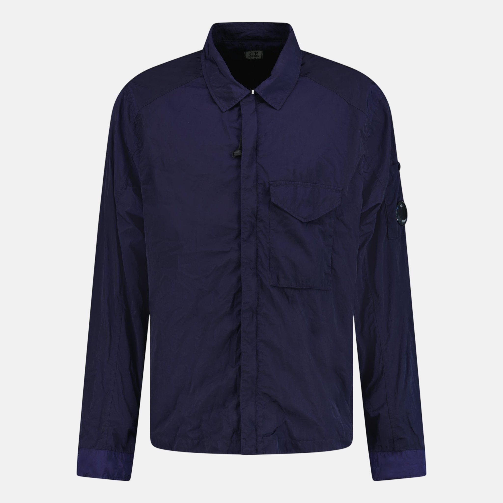 CP Company Lens Chrome Zip - Up Jacket Midnight Blue – A44 | Studio DOS by Designer Outlet Sales