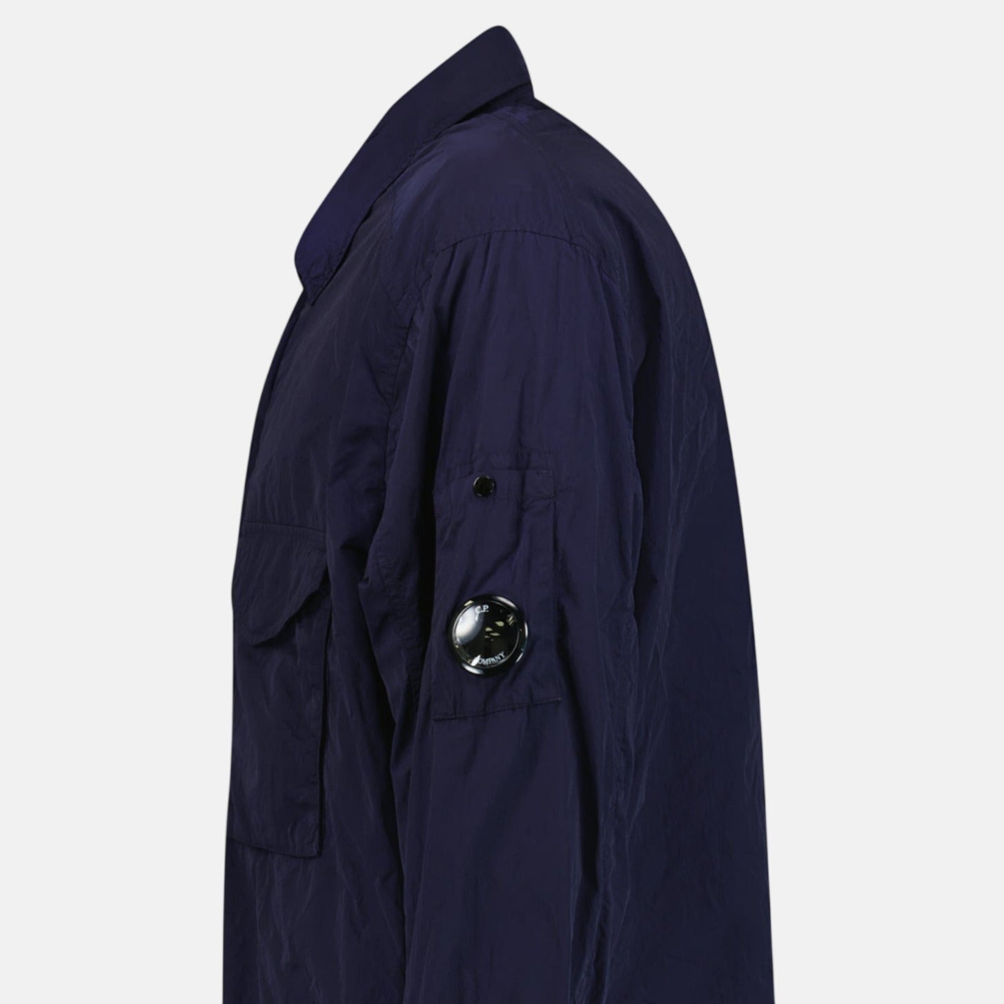 CP Company Lens Chrome Zip - Up Jacket Midnight Blue – A44 | Studio DOS by Designer Outlet Sales