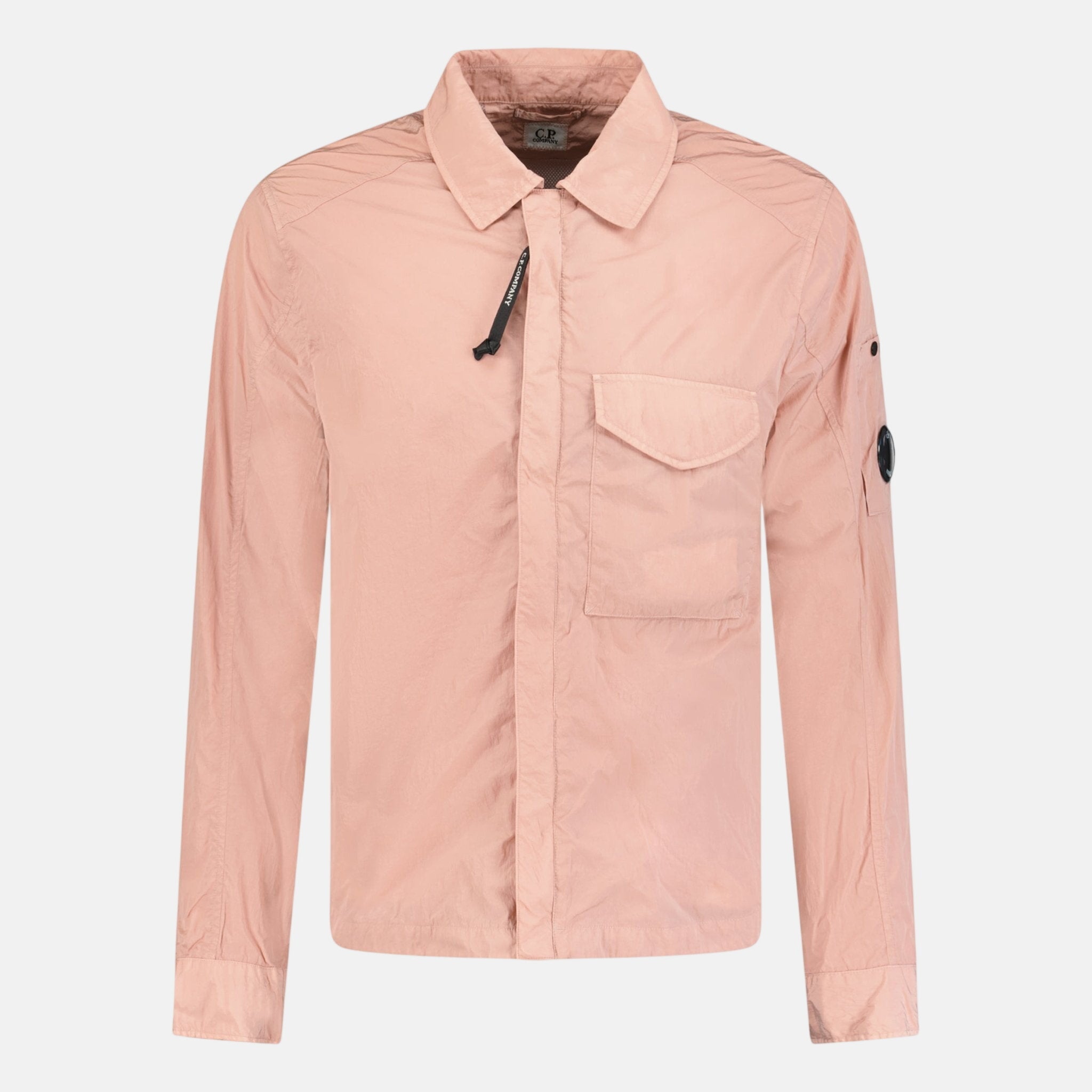 CP Company Lens Chrome Zip - Up Jacket Pastel Pink – C79 | Studio DOS by Designer Outlet Sales