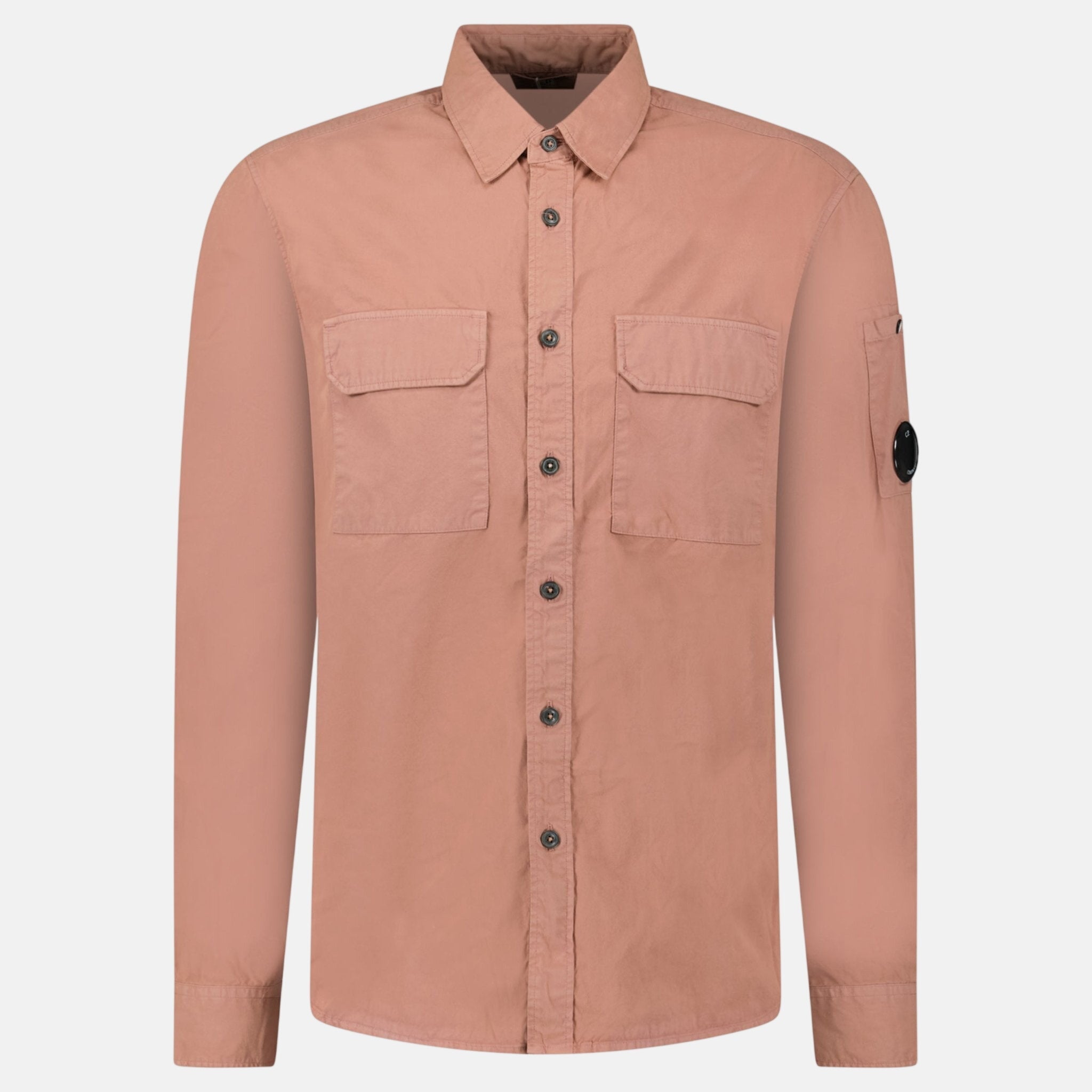 CP Company Lens Safari Overshirt Orange – C64 | Studio DOS by Designer Outlet Sales