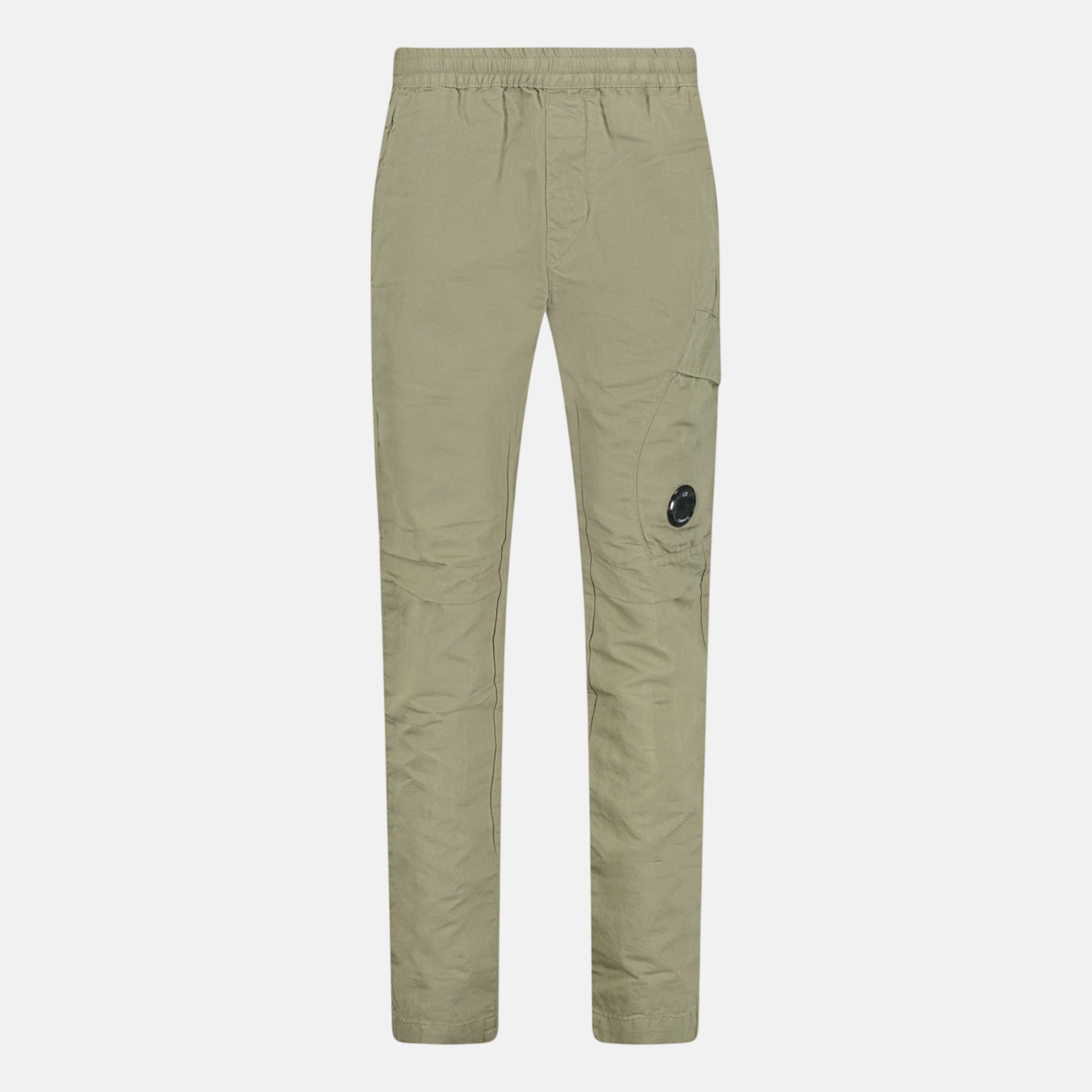 CP Company Lens Stretch Cotton Cargo Pants Beige – C31 | Studio DOS by Designer Outlet Sales