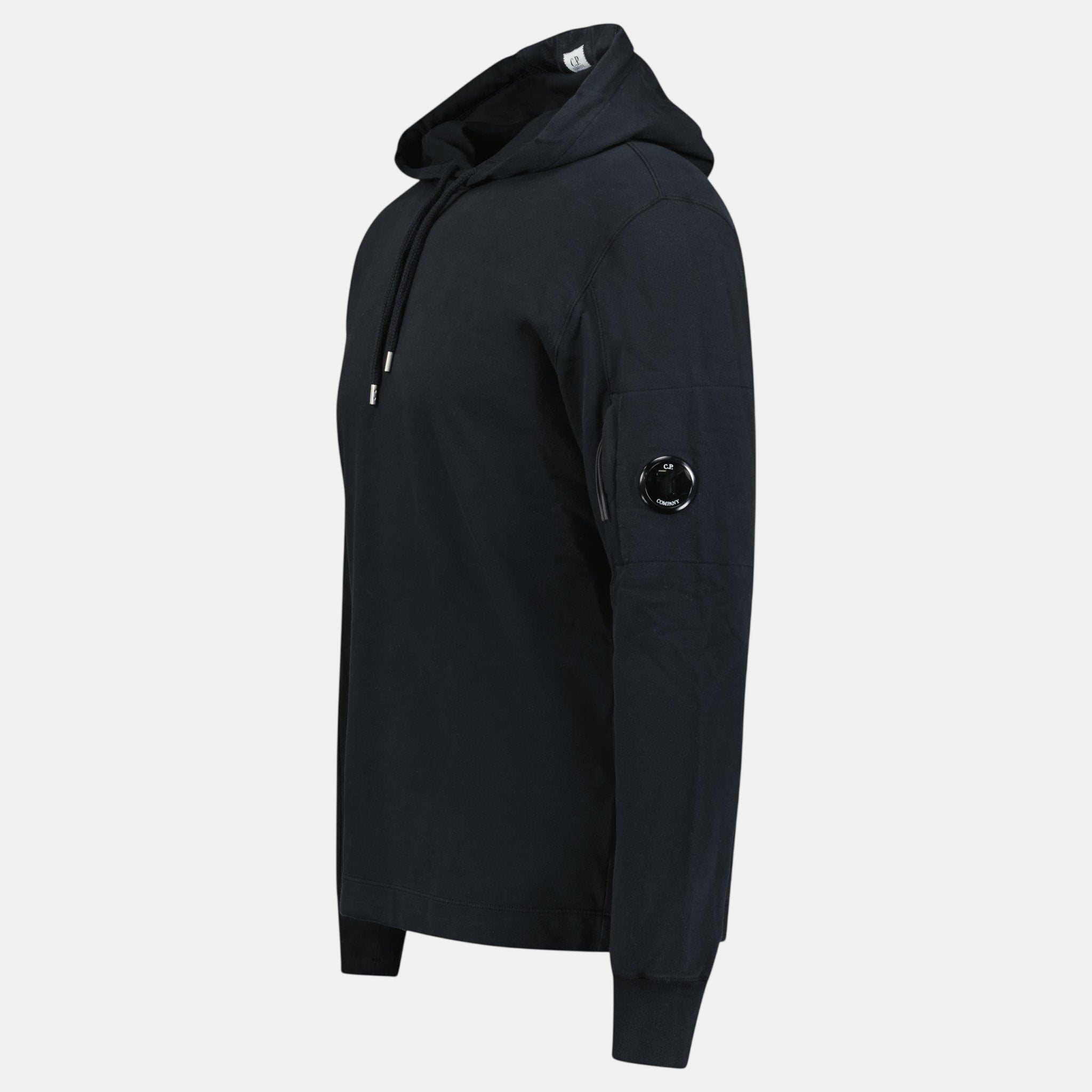 CP Company Light Fleece Hooded Lens Sweatshirt Black – E13 | Studio DOS by Designer Outlet Sales