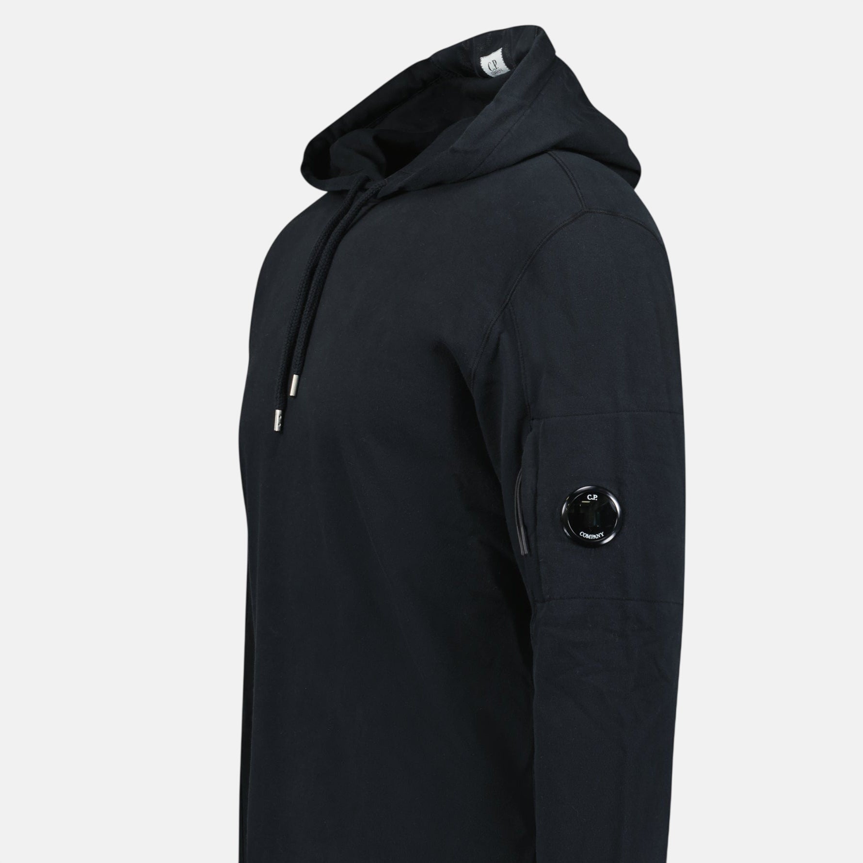 CP Company Light Fleece Hooded Lens Sweatshirt Black – E13 | Studio DOS by Designer Outlet Sales