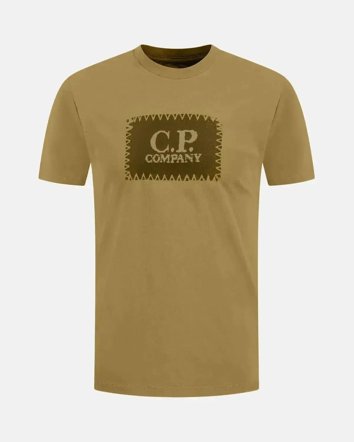 CP COMPANY MENS 30/1 JERSEY LABEL LOGO T - SHIRT CAPERS – CP-COMPANY-19CMTS723A-005100W-652-S | Studio DOS by Designer Outlet Sales