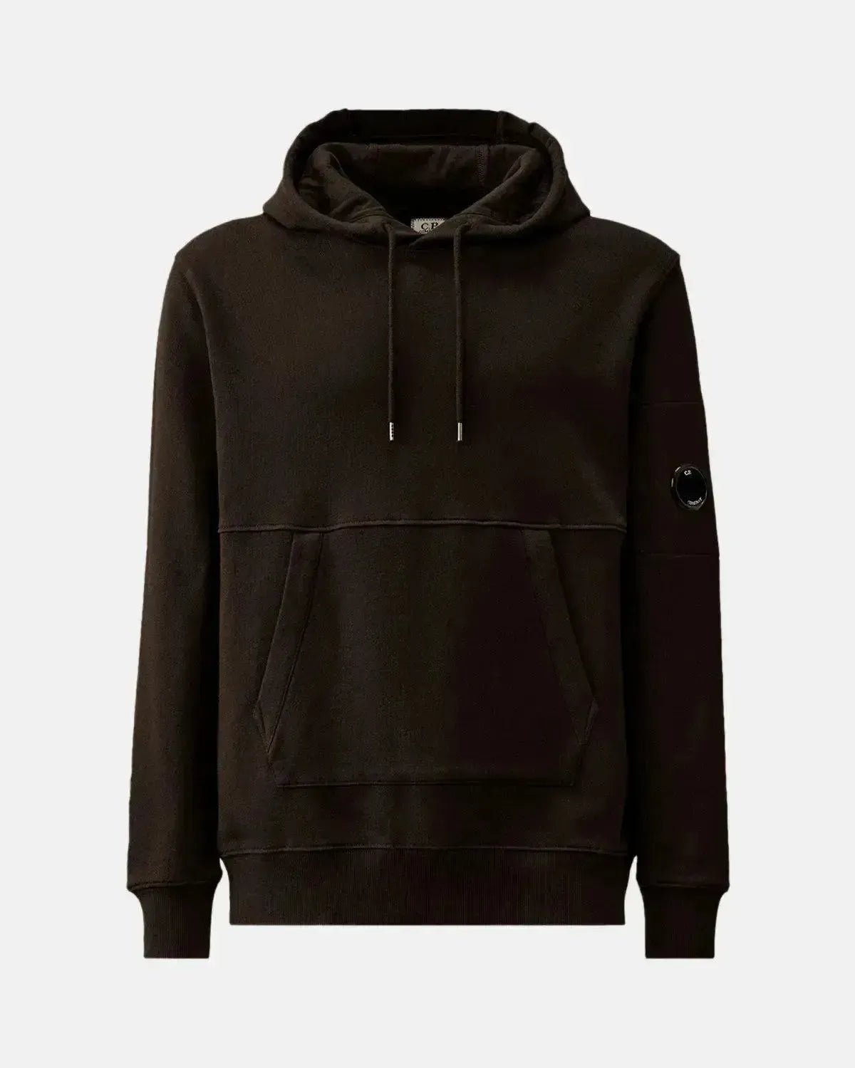 CP COMPANY MENS DIAGONAL RAISED FLEECE LENS HOODIE BLACK – CP-COMPANY-RCCMSS714A-005086W-999-M | Studio DOS by Designer Outlet Sales