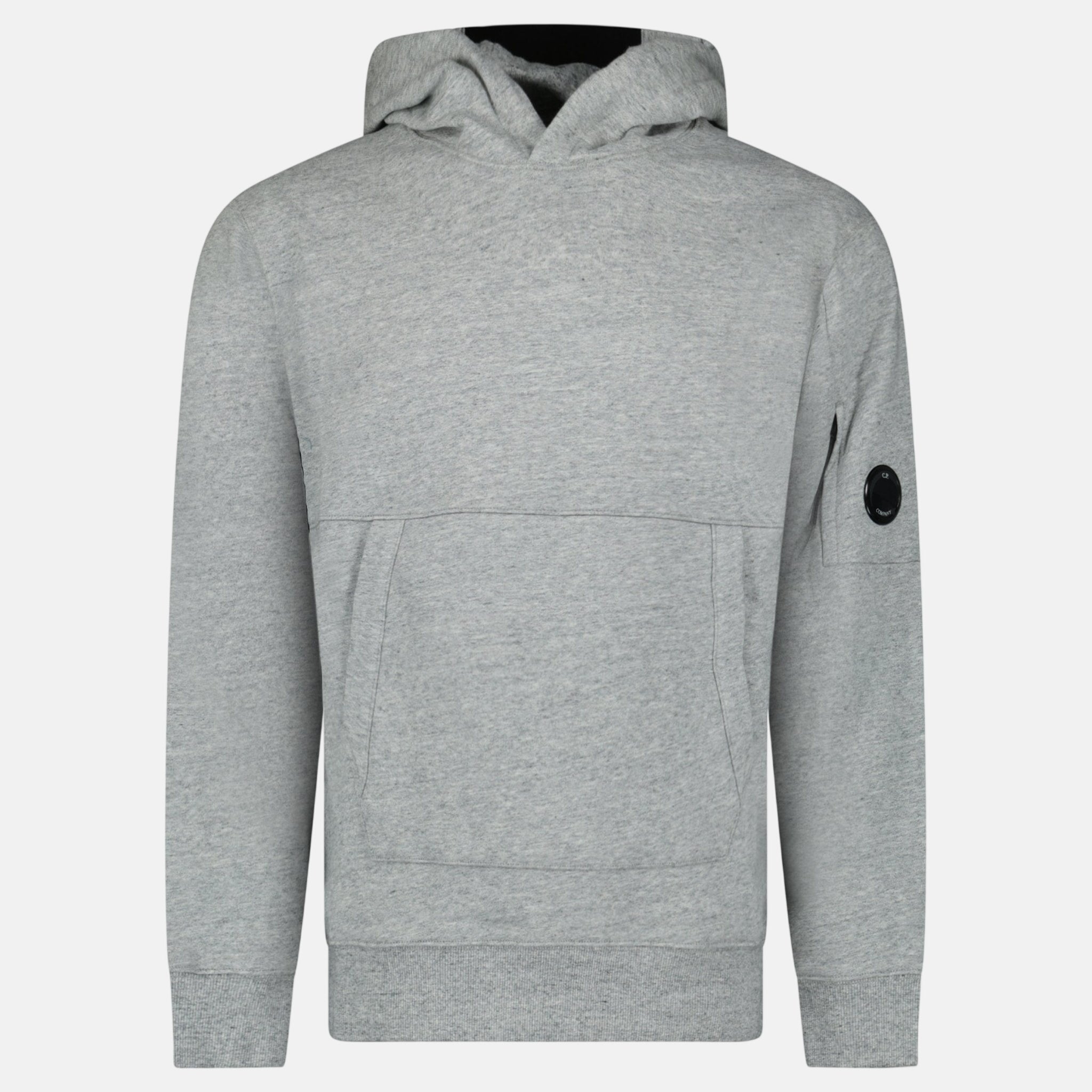 CP Company Micro Lens Diagonal Raised Hoodie Grey Stone – C79 | Studio DOS by Designer Outlet Sales