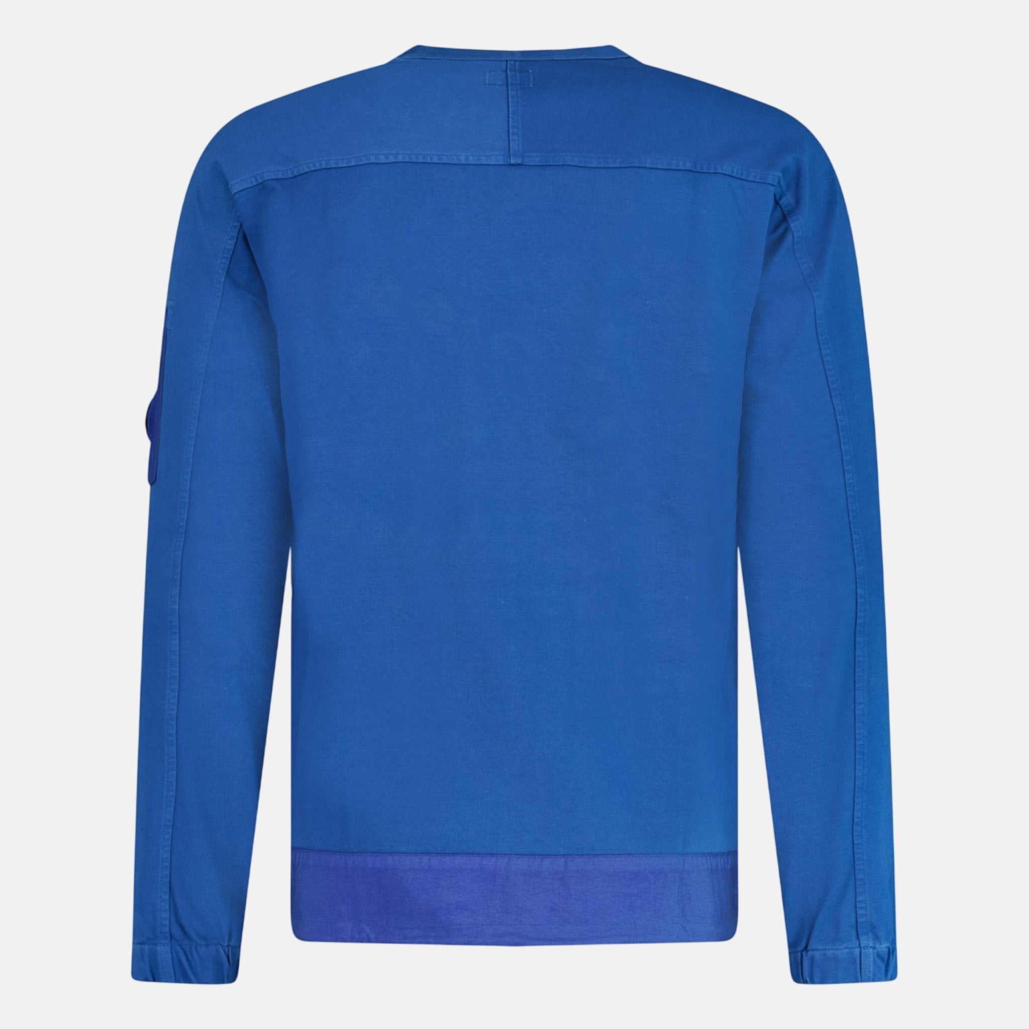 CP Company Mixed Heavy Lens Sweatshirt Blue – C59 | Studio DOS by Designer Outlet Sales
