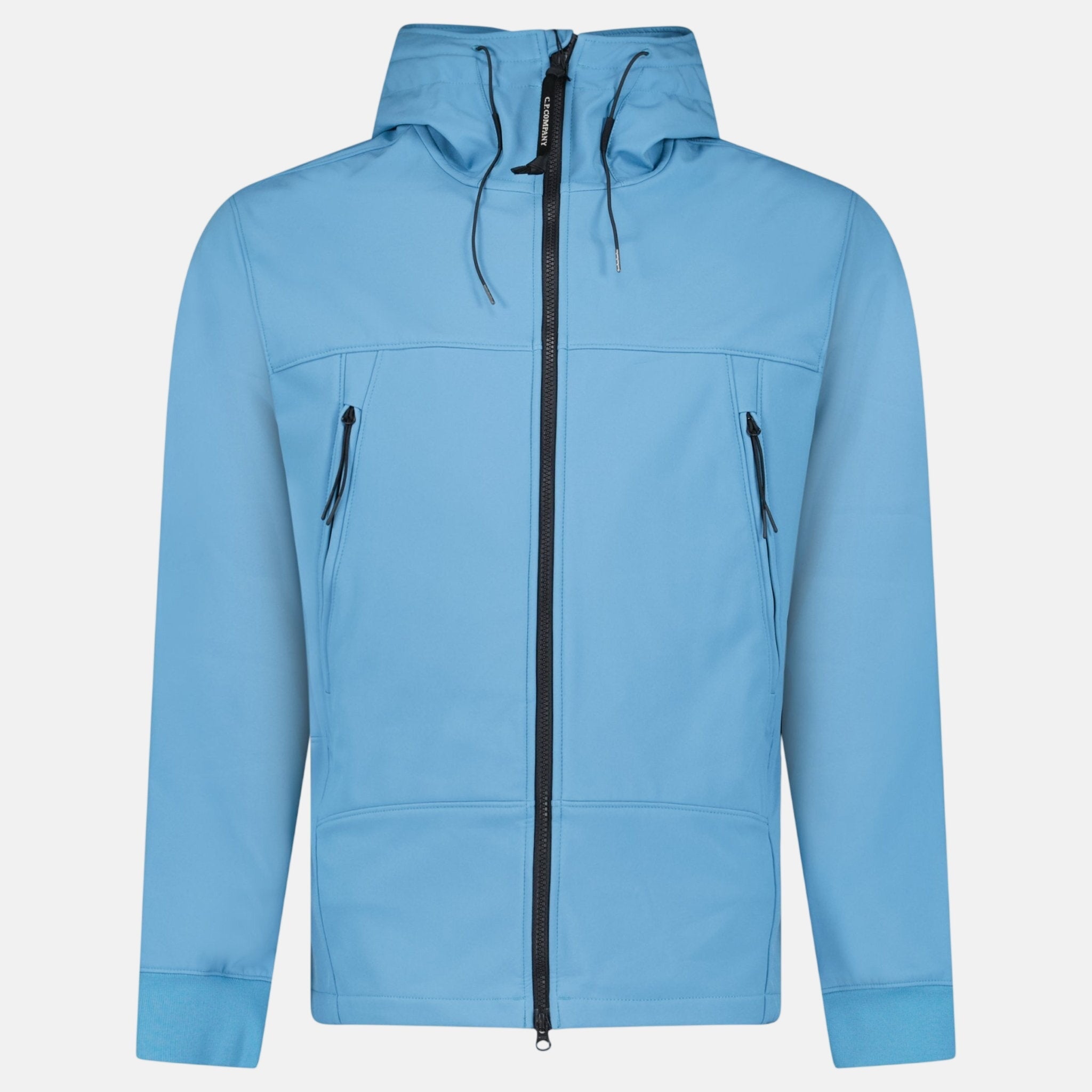 CP Company Shell - R Fleece Goggle Jacket Aegean Blue – sku-57918387585405 | Studio DOS by Designer Outlet Sales