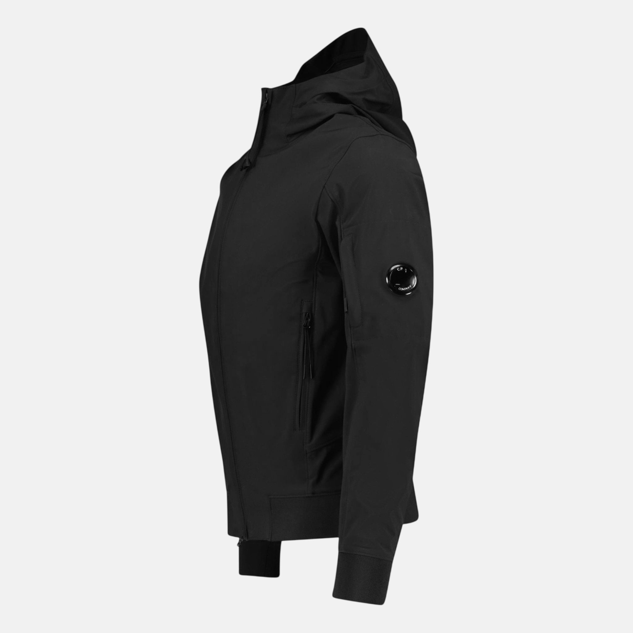 CP Company Softshell Arm Lens Jacket Black – sku-56249328730493 | Studio DOS by Designer Outlet Sales
