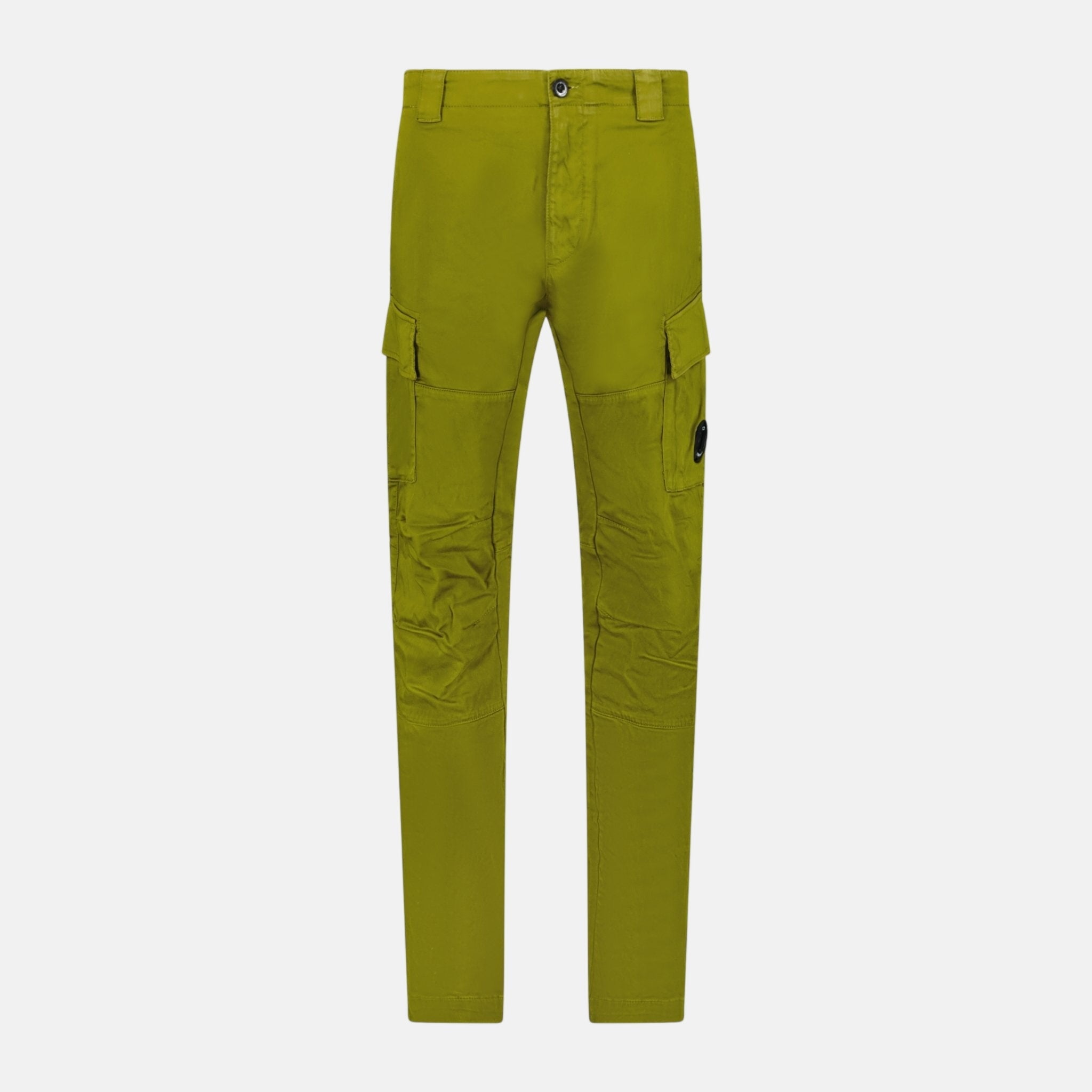 CP Company Stretch Sateen Cargo Pants Green – E7 | Studio DOS by Designer Outlet Sales
