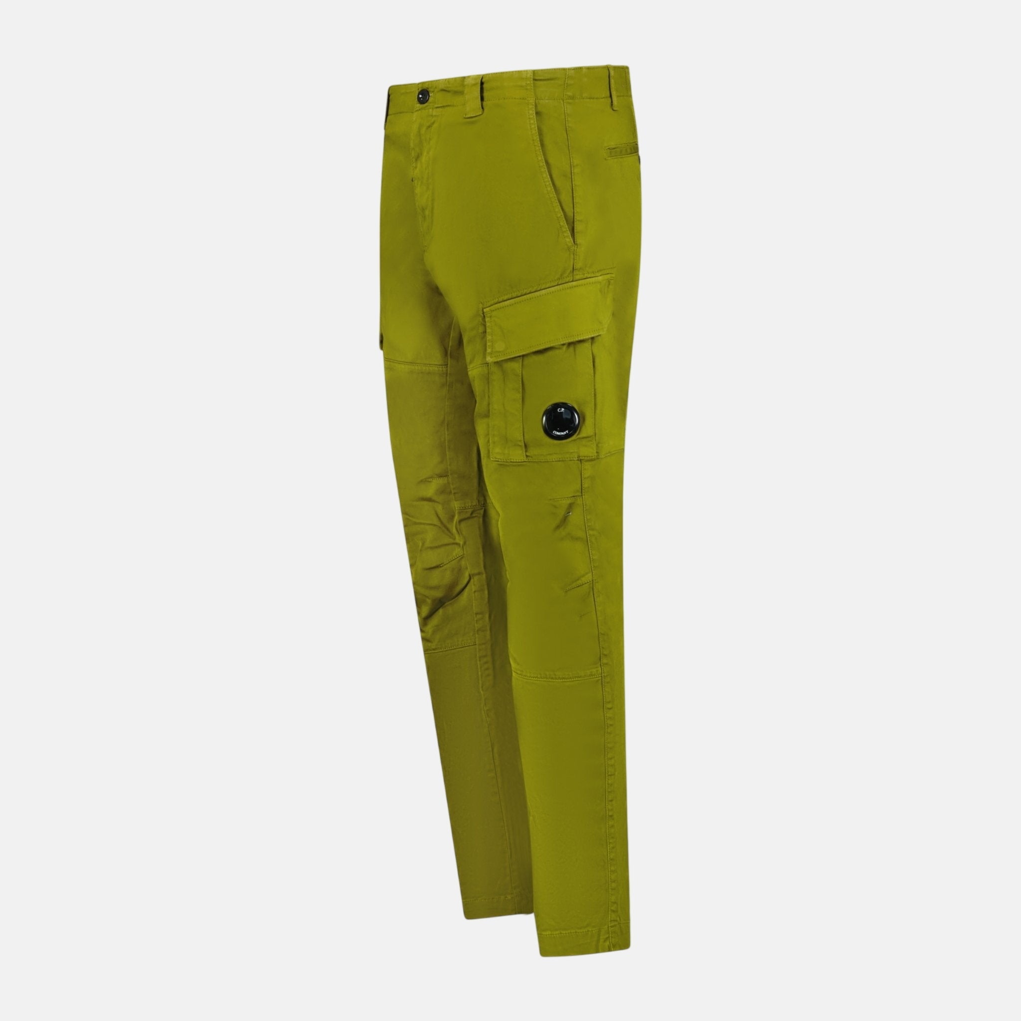 CP Company Stretch Sateen Cargo Pants Green – E7 | Studio DOS by Designer Outlet Sales