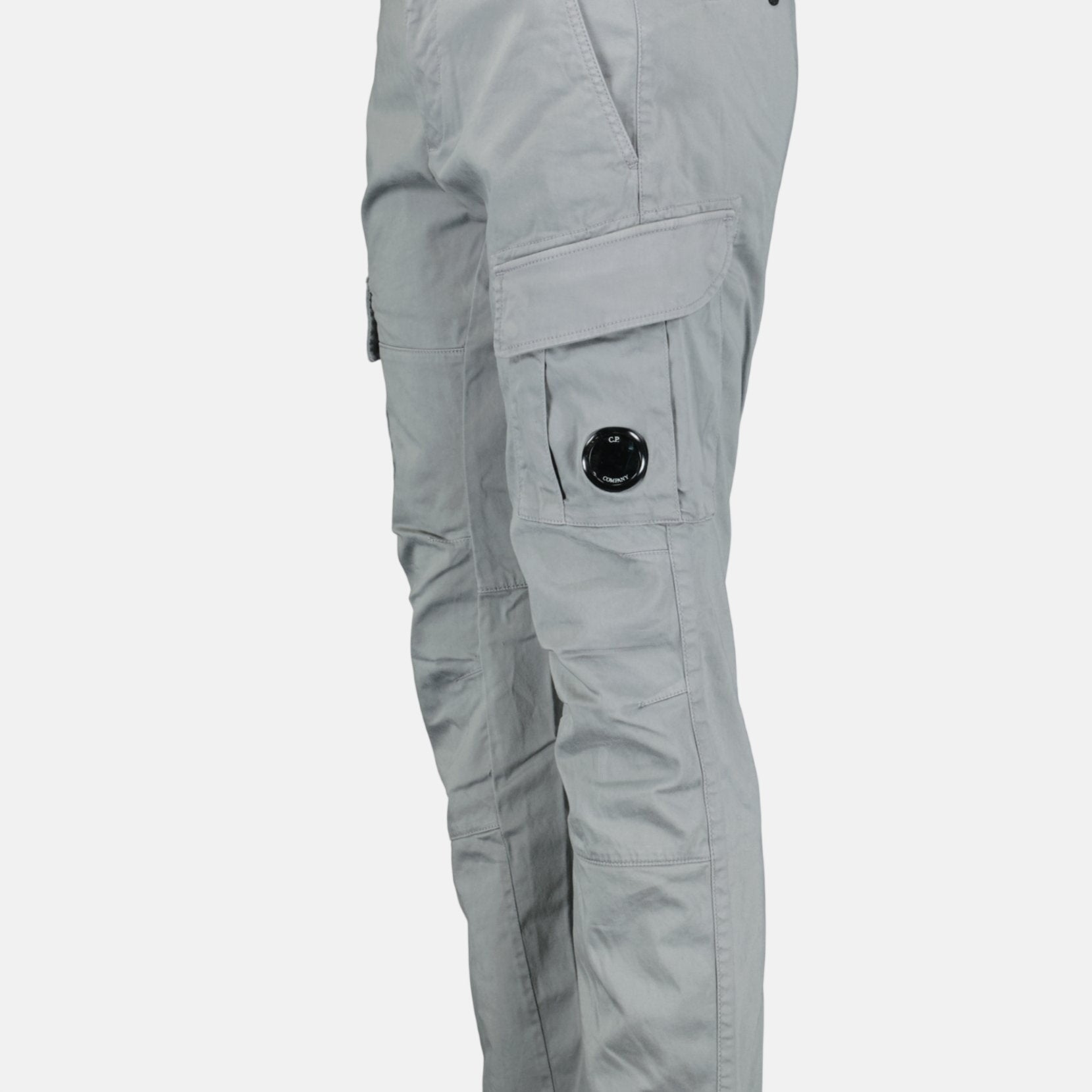 CP Company Stretch Sateen Cargo Pants Grey – C66 | Studio DOS by Designer Outlet Sales