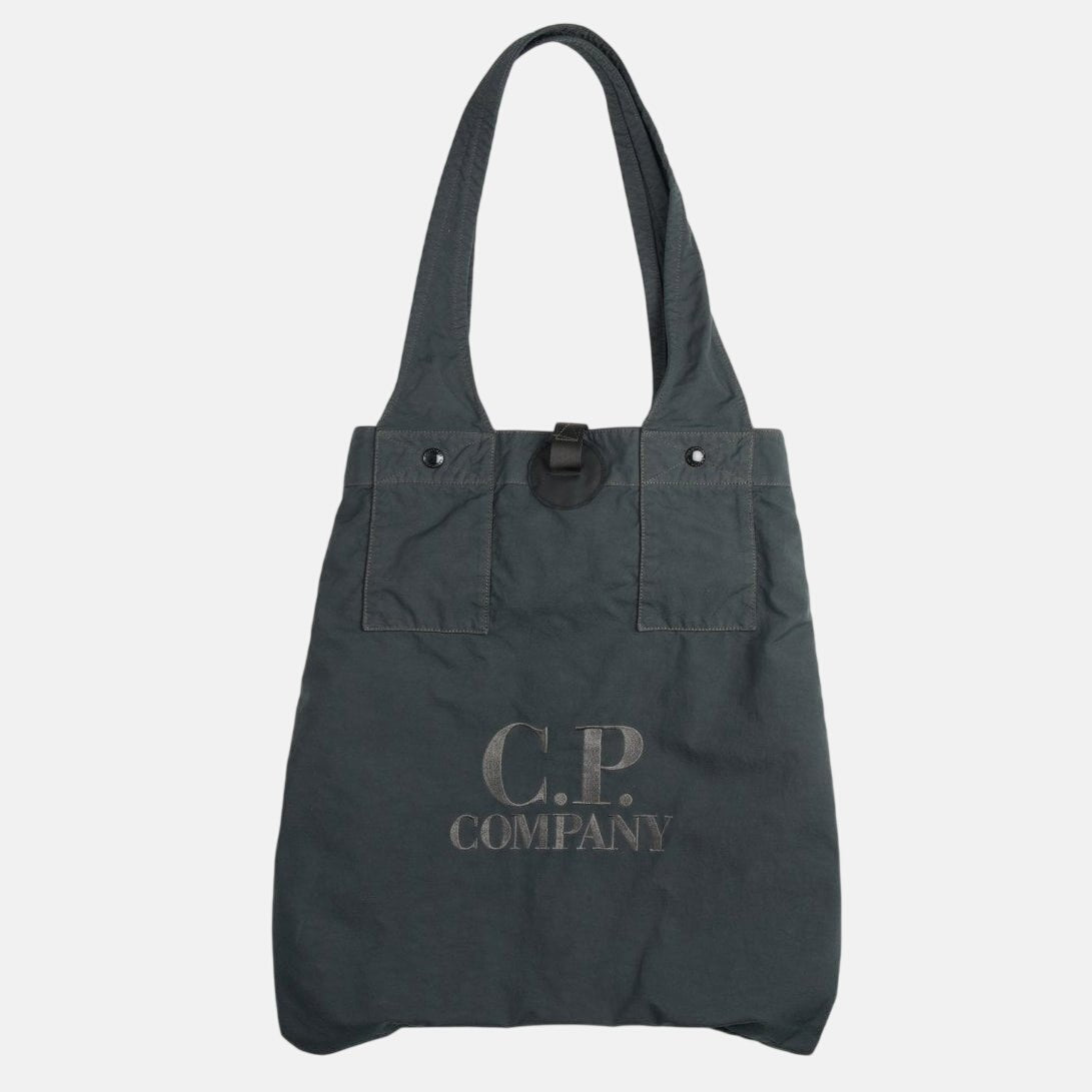 CP Company Twill Left Hand Logo Bag Smoked Pearl – C46 | Studio DOS by Designer Outlet Sales