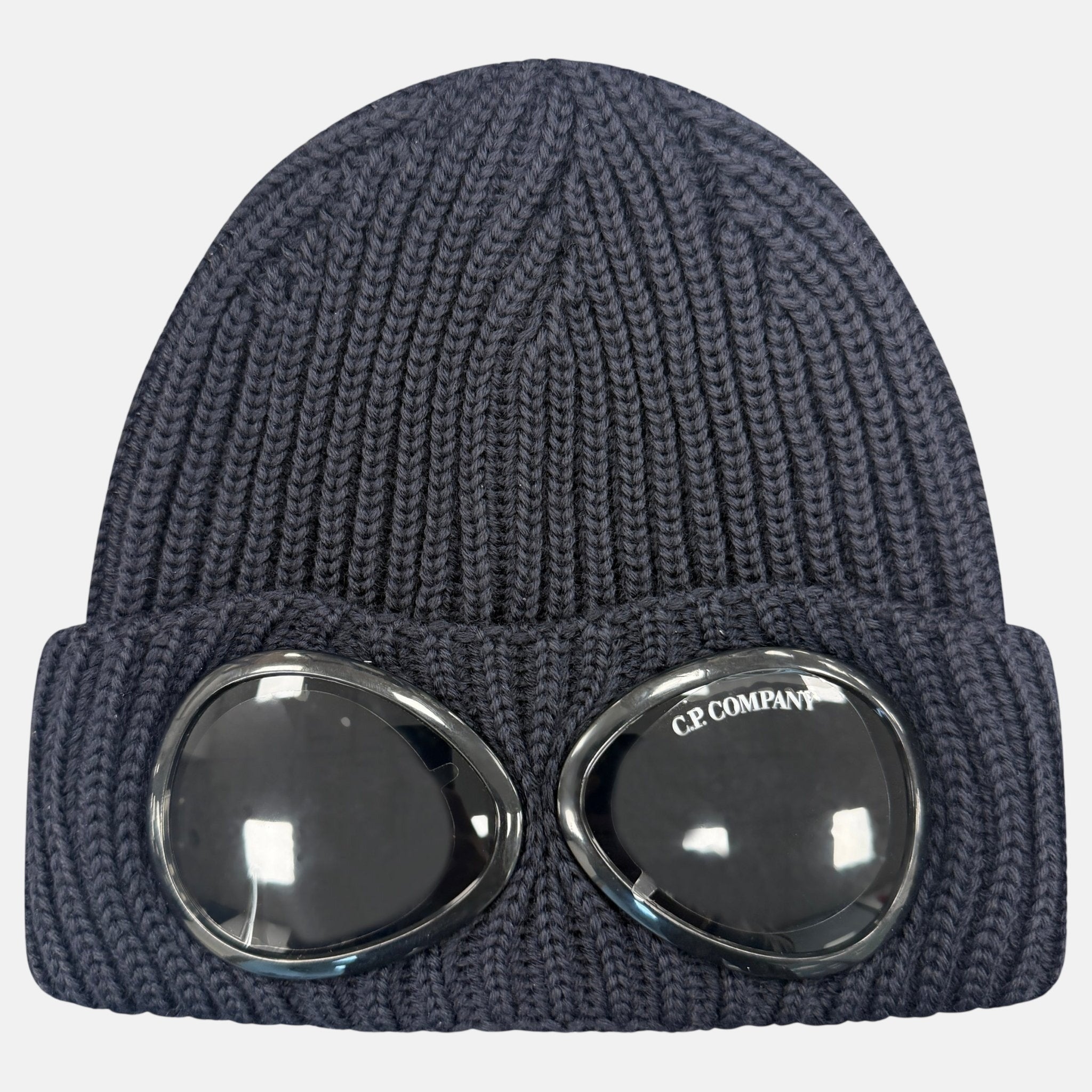 CP Company Wool Goggle Beanie Navy – Hat Box 6 | Studio DOS by Designer Outlet Sales