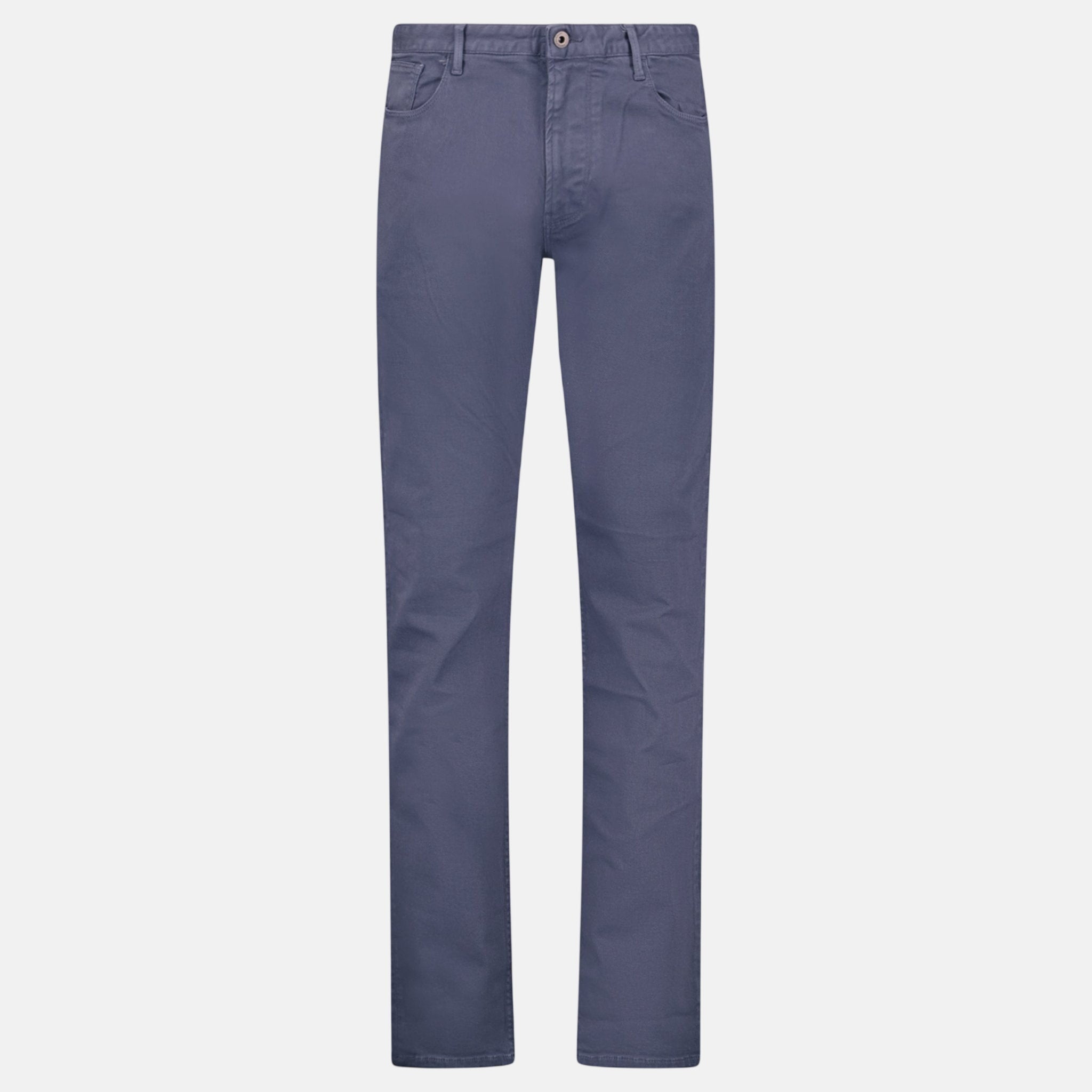 Emporio Armani J06 Slim Fit 5 Pocket Silver Eagle Blue Belt Patch Jeans Blue – A33 | Studio DOS by Designer Outlet Sales