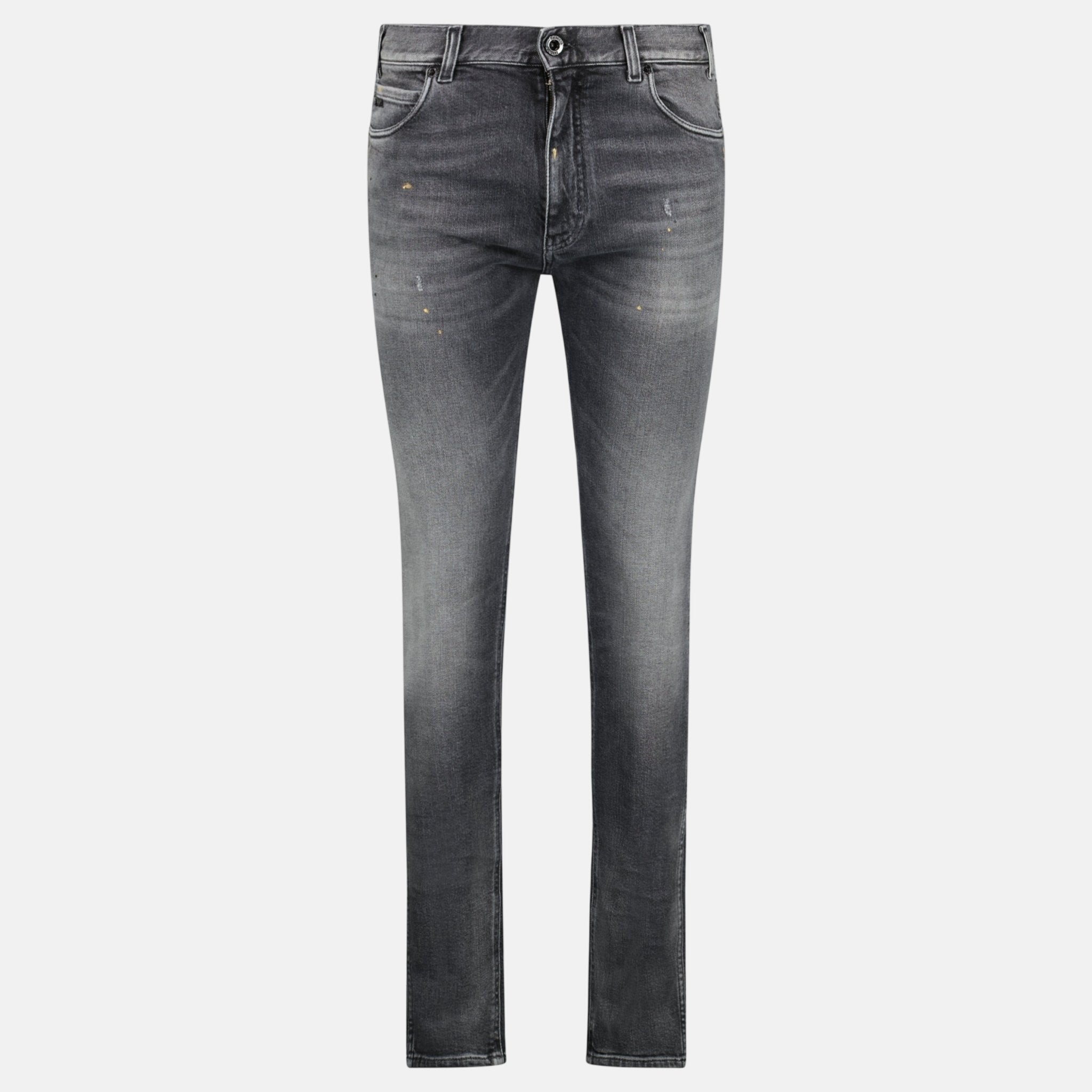 Emporio Armani J16 Slim - Cut Stonewashed Jeans Black Grey – C9 | Studio DOS by Designer Outlet Sales