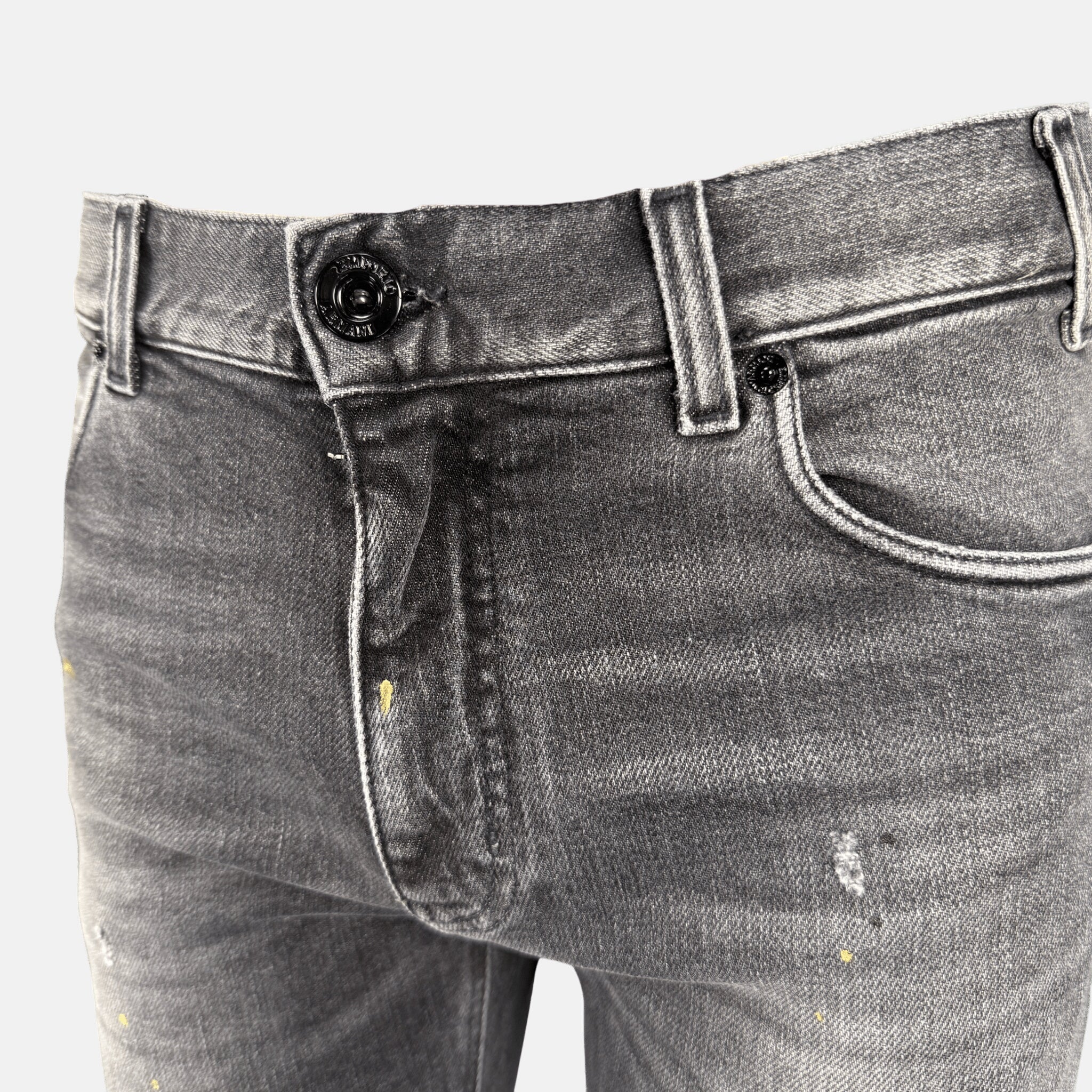 Emporio Armani J16 Slim - Cut Stonewashed Jeans Black Grey – C9 | Studio DOS by Designer Outlet Sales