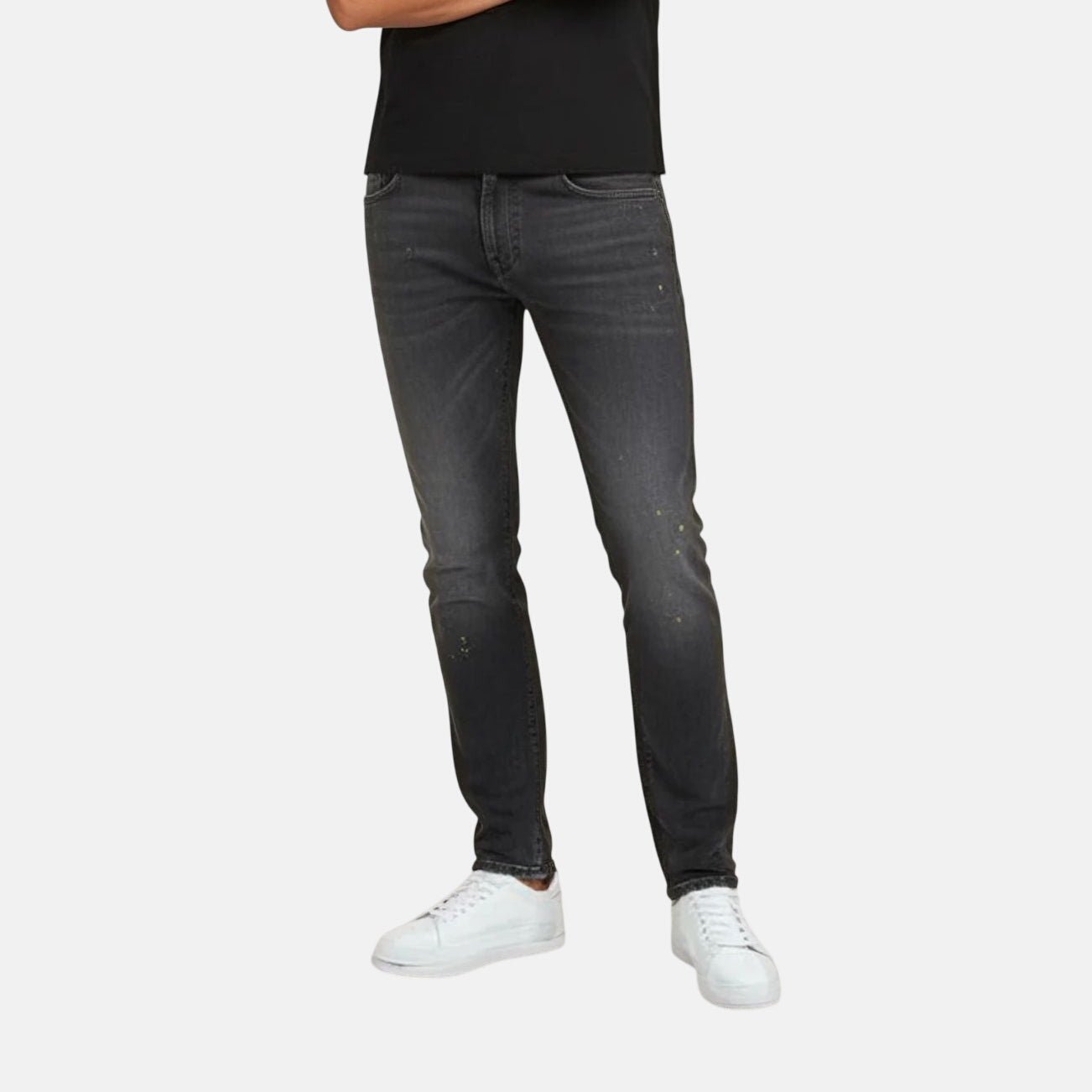 Emporio Armani J16 Slim - Cut Stonewashed Jeans Black Grey – C9 | Studio DOS by Designer Outlet Sales