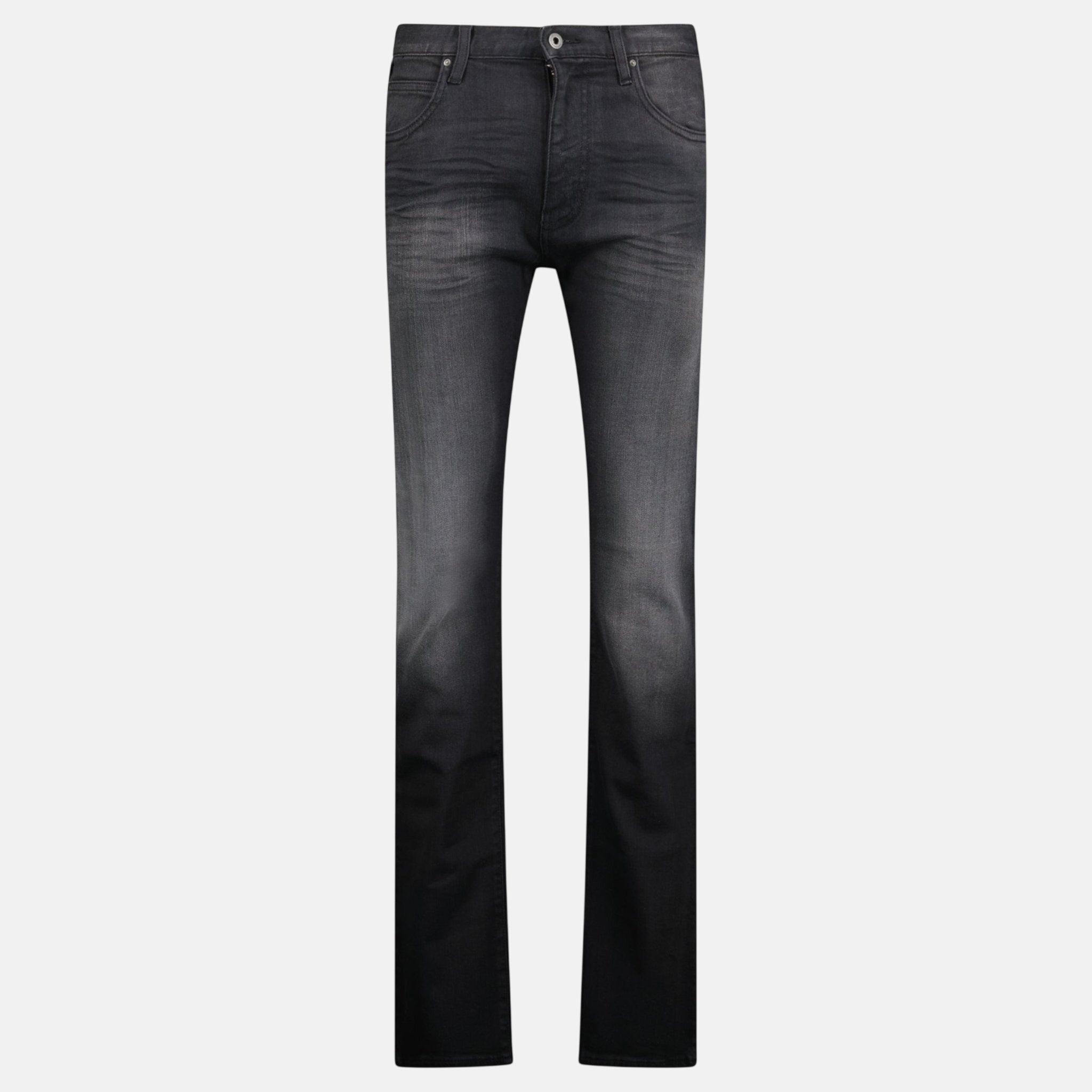 Emporio Armani J45 Regular Fit 5 Pocket Jeans Black – B34 | Studio DOS by Designer Outlet Sales