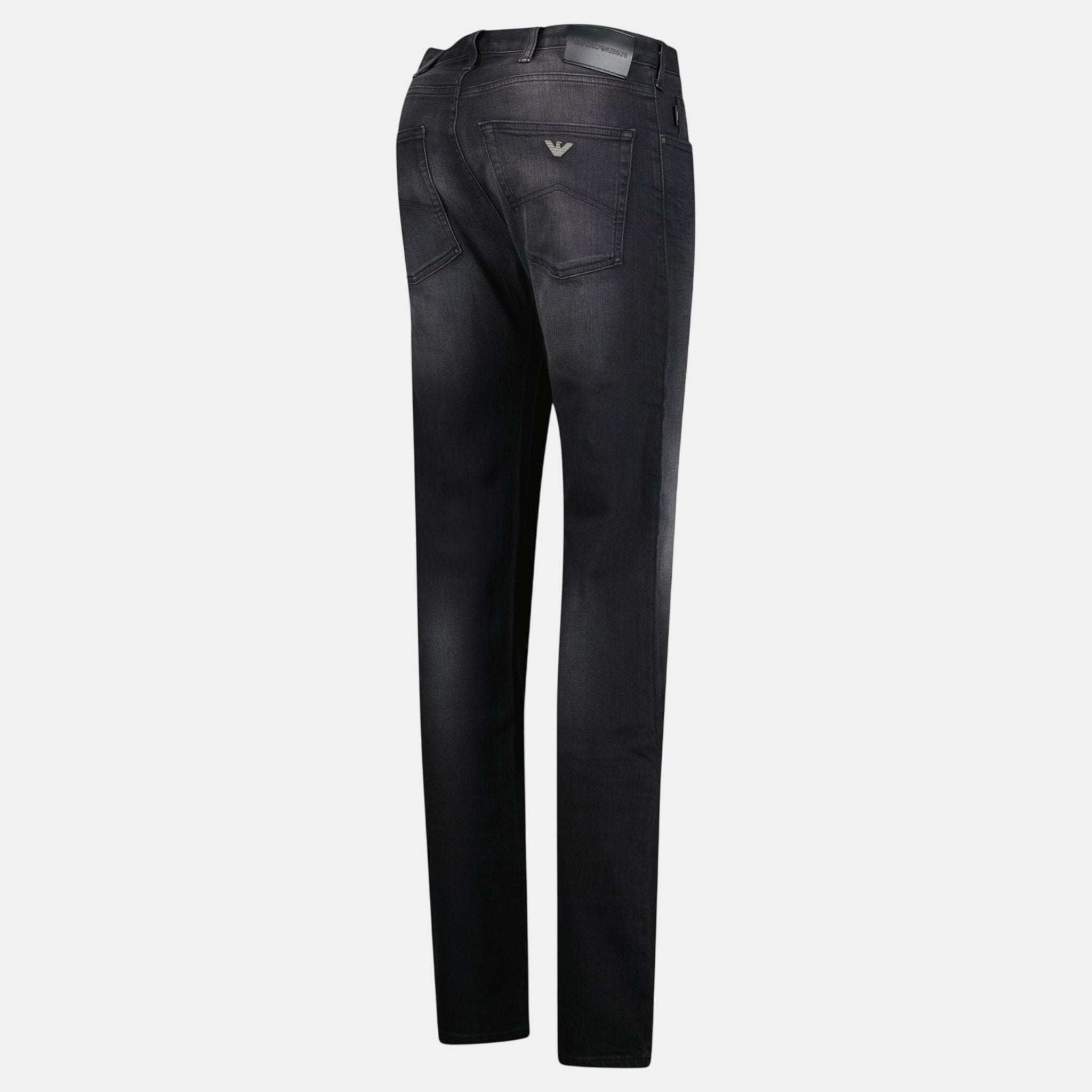 Emporio Armani J45 Regular Fit 5 Pocket Jeans Black – B34 | Studio DOS by Designer Outlet Sales