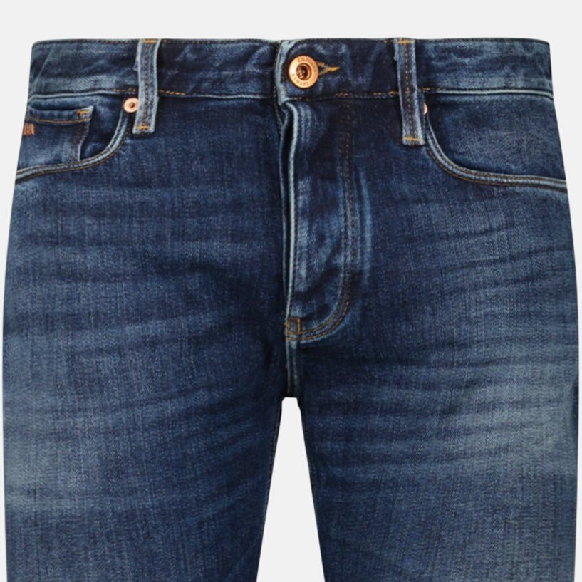 Emporio Armani J75 Slim Fit 5 Pocket Jeans Dark Blue – B6/B7/B8 | Studio DOS by Designer Outlet Sales