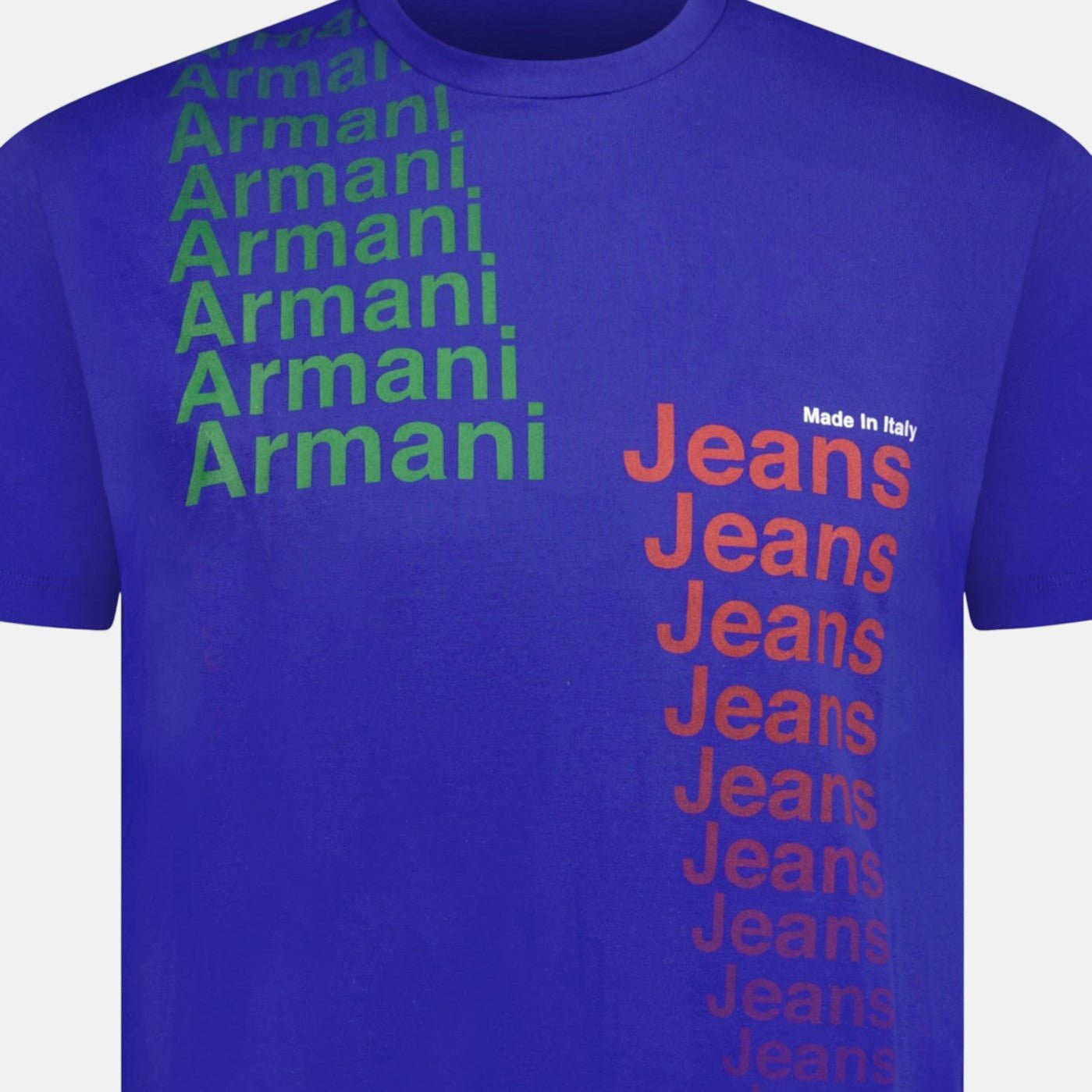 Emporio Armani Logo T-Shirt Blue – G18 | Studio DOS by Designer Outlet Sales