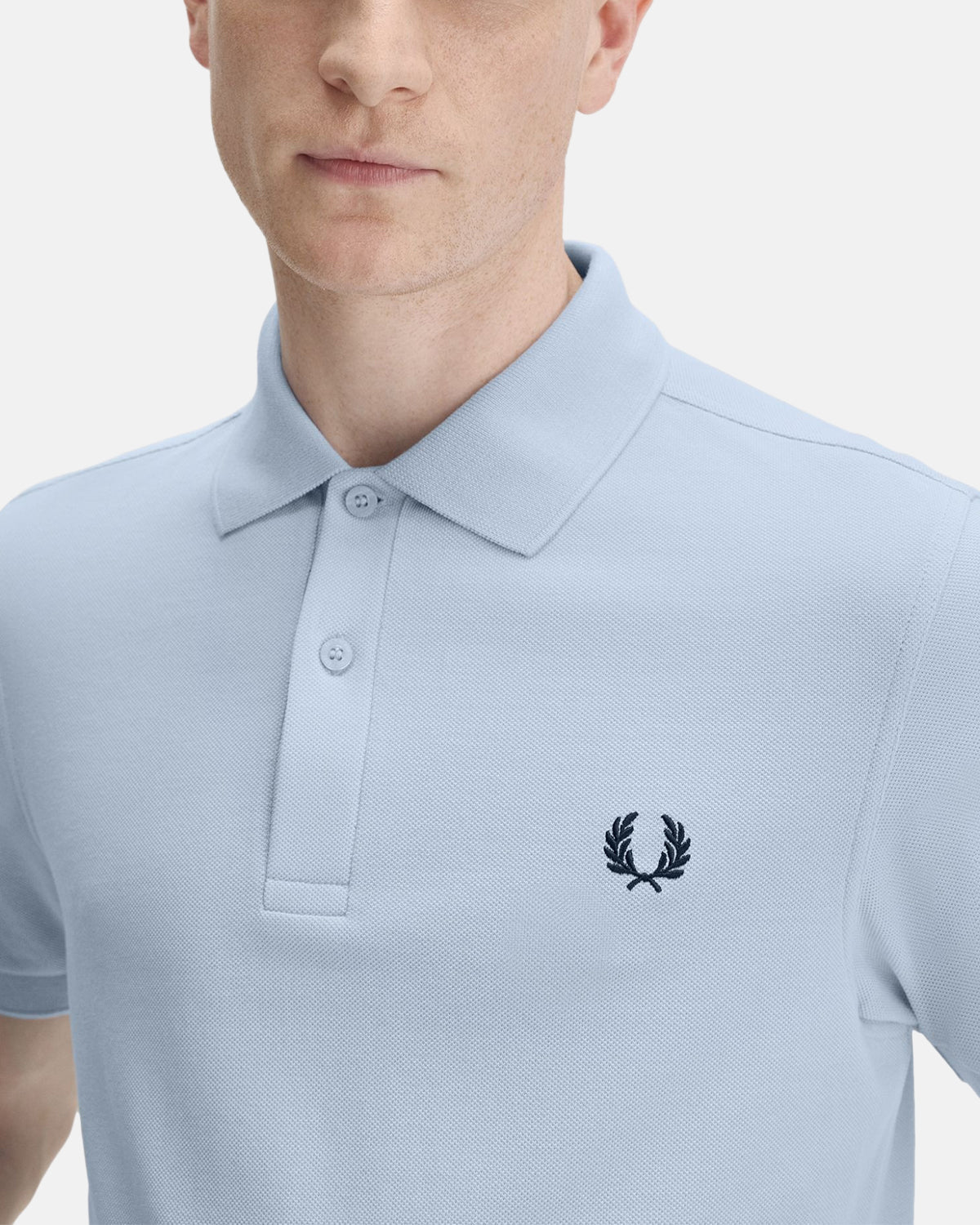 FRED PERRY M6000 POLO SHIRT LIGHT SMOKE NAVY – FRED-PERRY-M6000-Y69-S | Studio DOS by Designer Outlet Sales