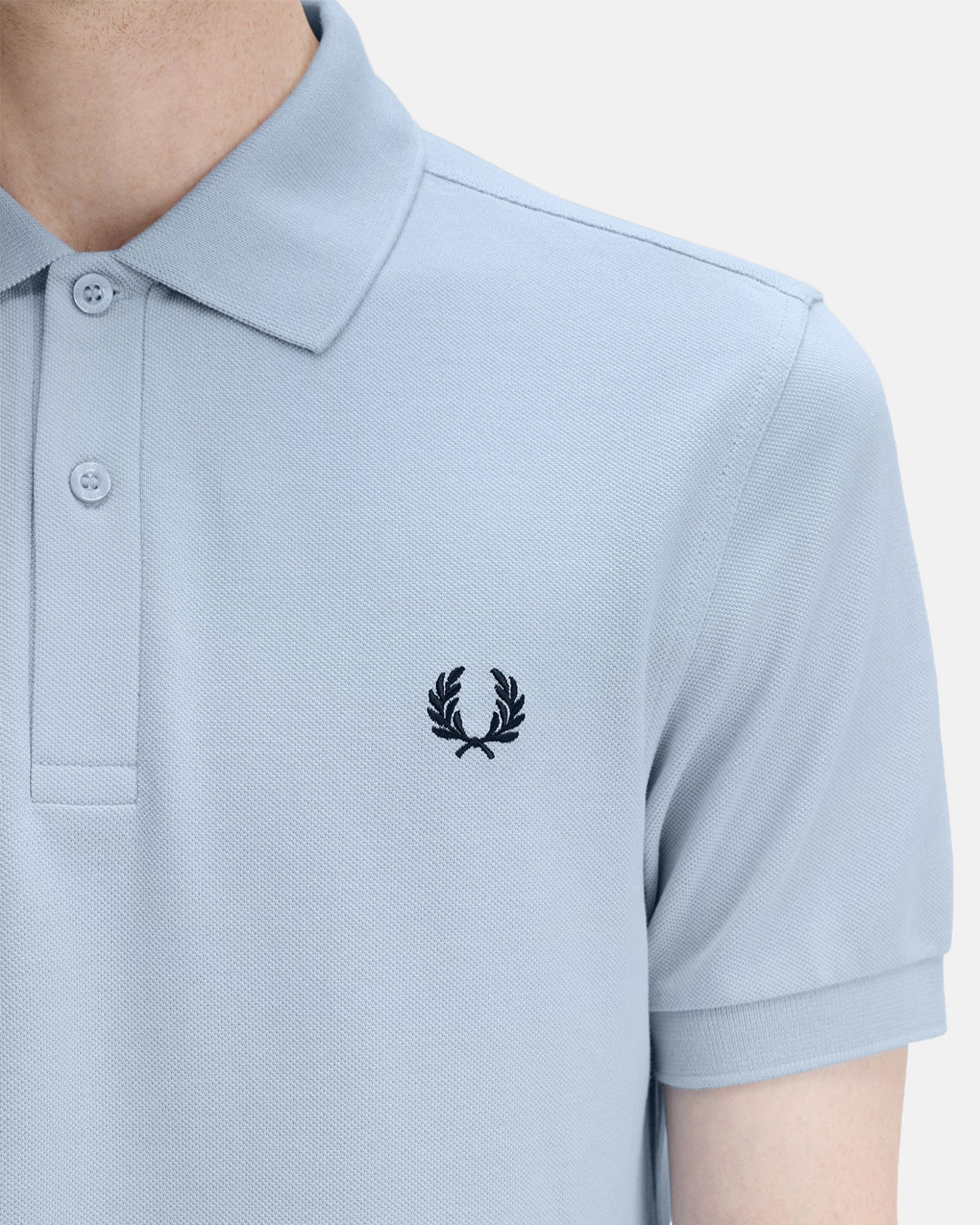 FRED PERRY M6000 POLO SHIRT LIGHT SMOKE NAVY – FRED-PERRY-M6000-Y69-S | Studio DOS by Designer Outlet Sales