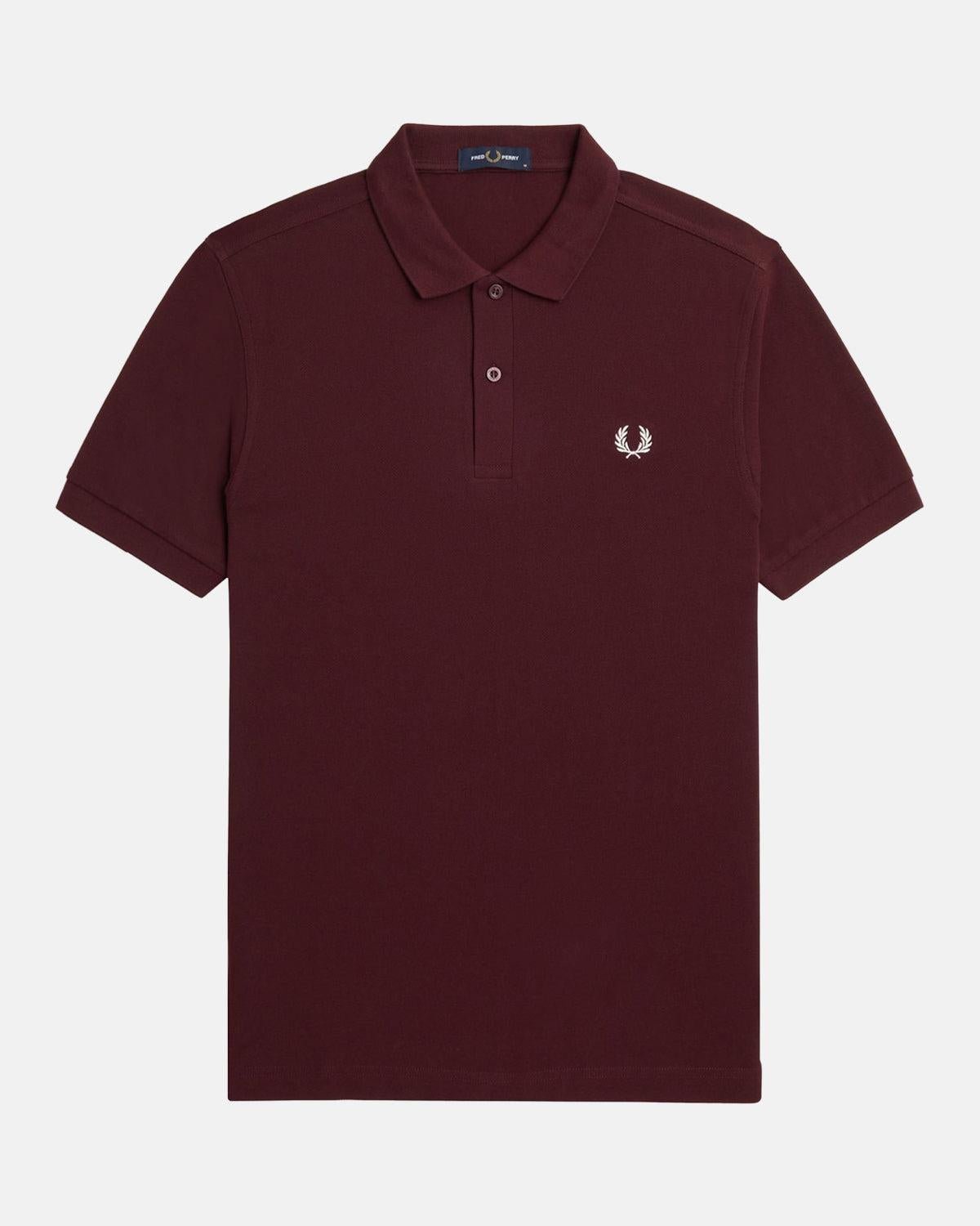 FRED PERRY M6000 POLO SHIRT OXBLOOD ECRU – FRED-PERRY-M6000-597-S | Studio DOS by Designer Outlet Sales