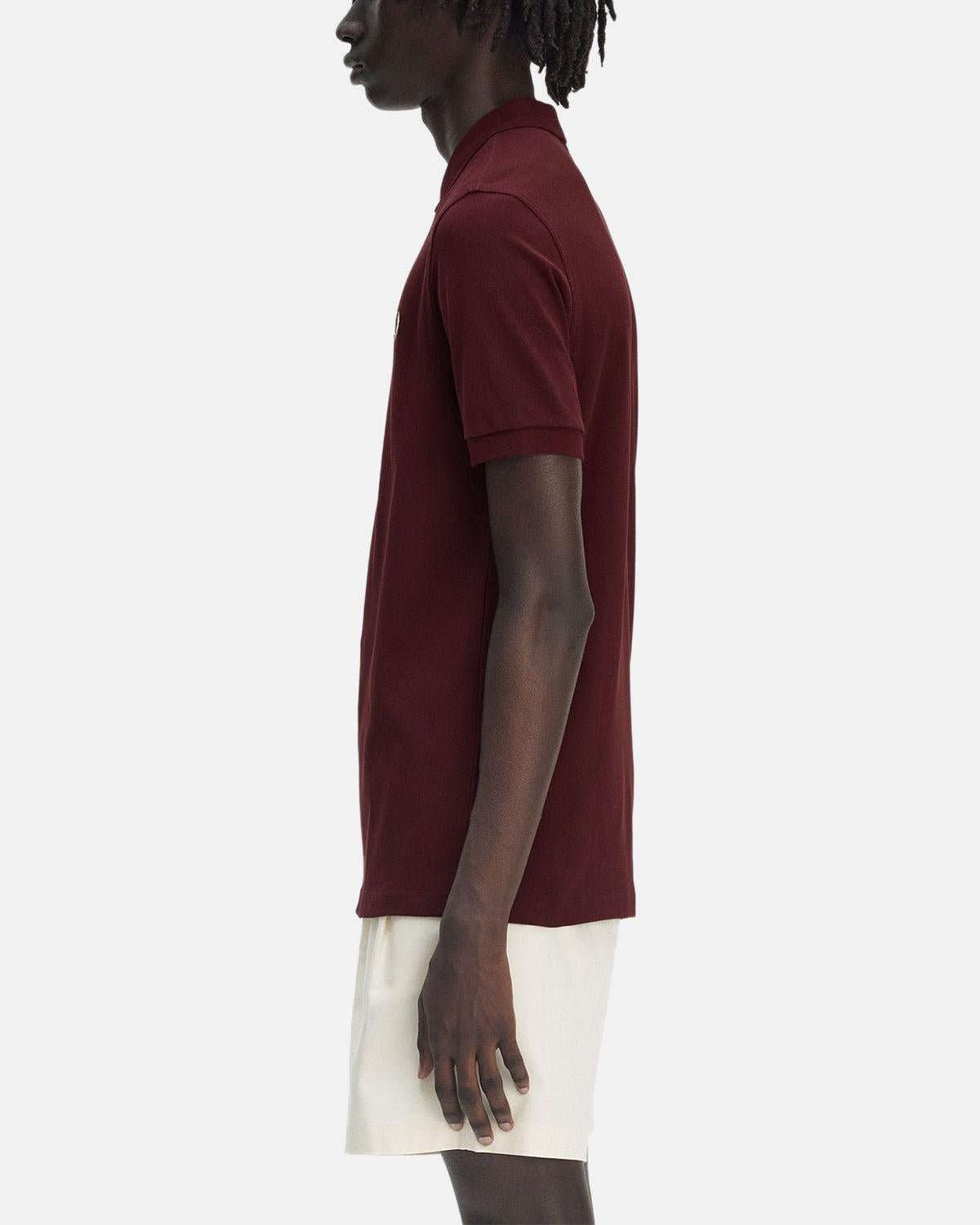 FRED PERRY MENS M6000 POLO SHIRT OXBLOOD ECRU – FRED PERRY MENS M6000 POLO SHIRT OXBLOOD ECRU-M6000-597-S | Studio DOS by Designer Outlet Sales