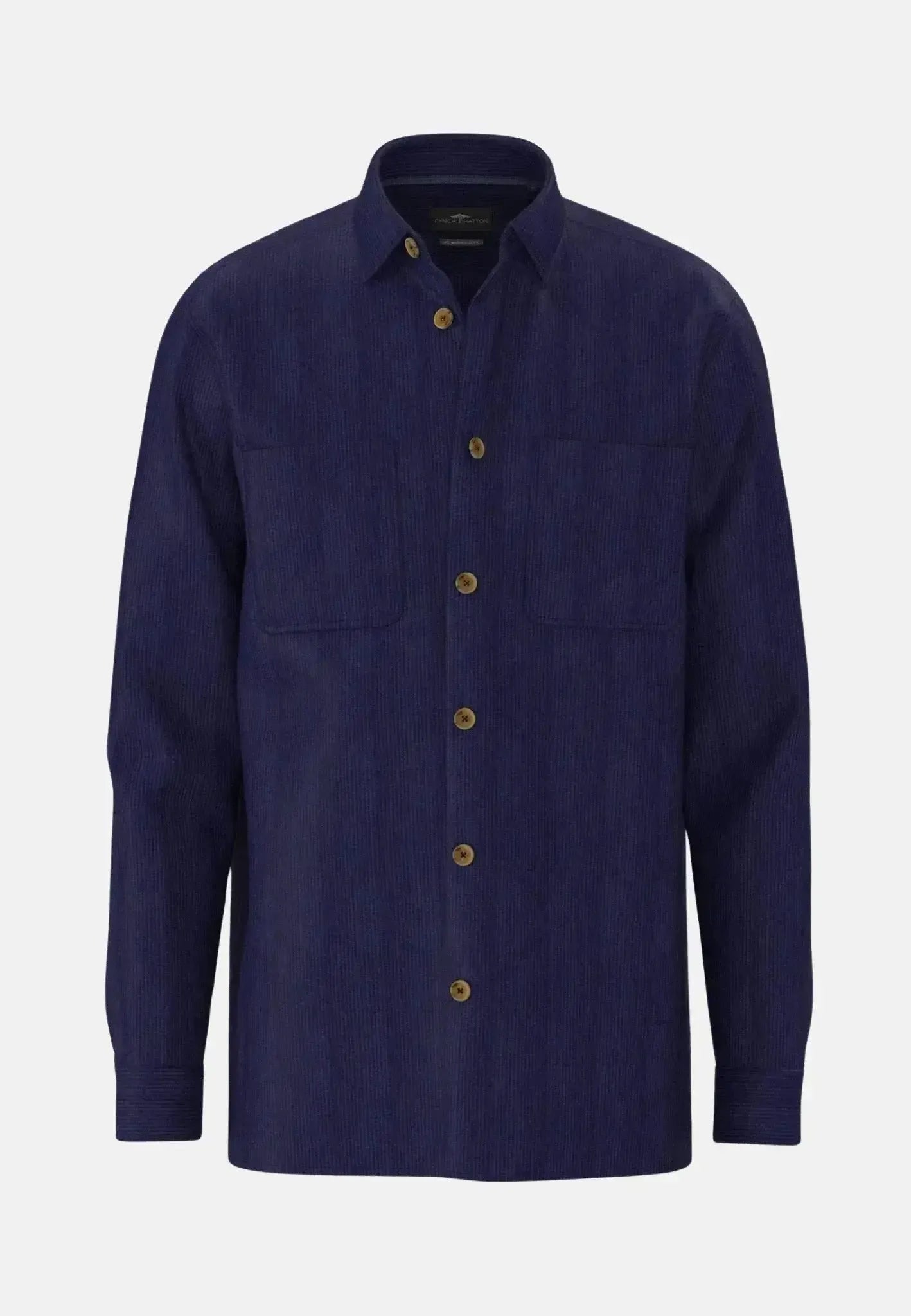 Fynch - Hatton Mens Cotton Corduroy Overshirt Navy – 15098004-685-S | Studio DOS by Designer Outlet Sales