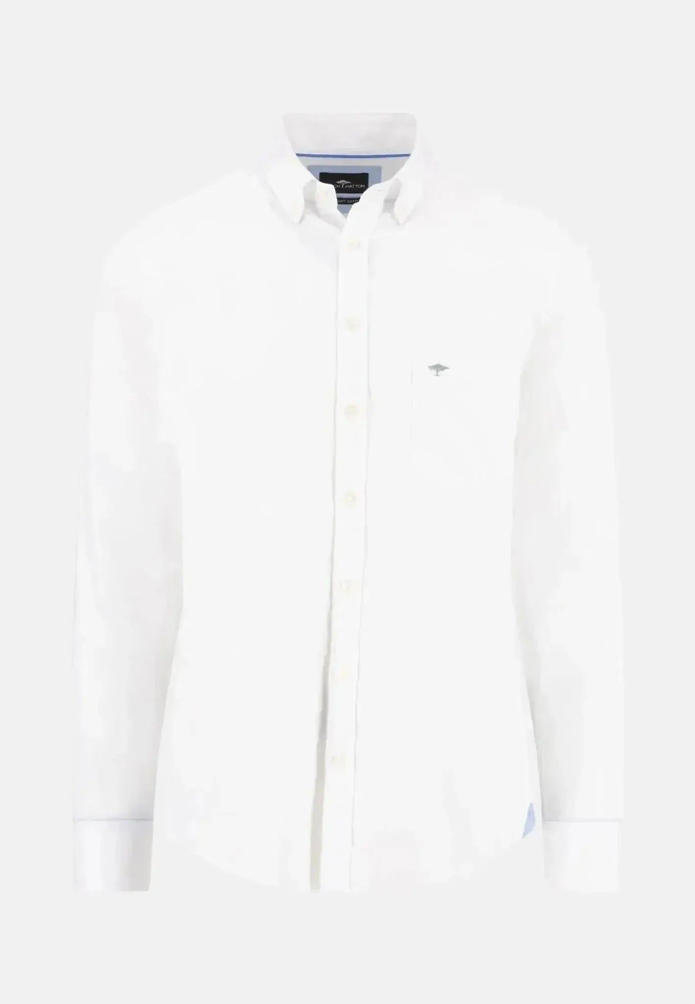 Fynch - Hatton Mens Essential Textured Dobby Shirt White – 15085000-802-S | Studio DOS by Designer Outlet Sales