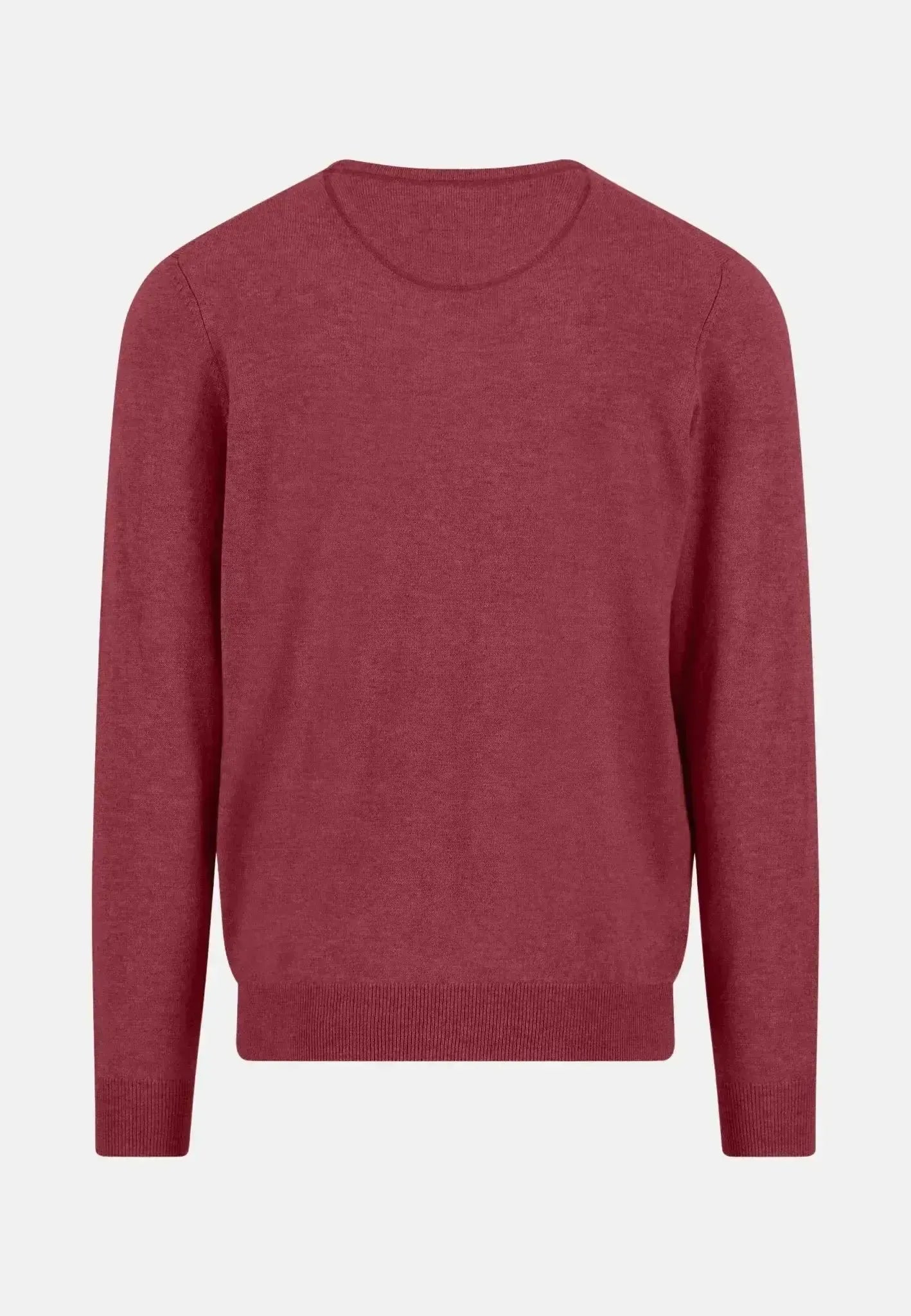 Fynch - Hatton Mens Merino Wool Cashmere Crewneck Knit Berry – 1514800-415-S | Studio DOS by Designer Outlet Sales