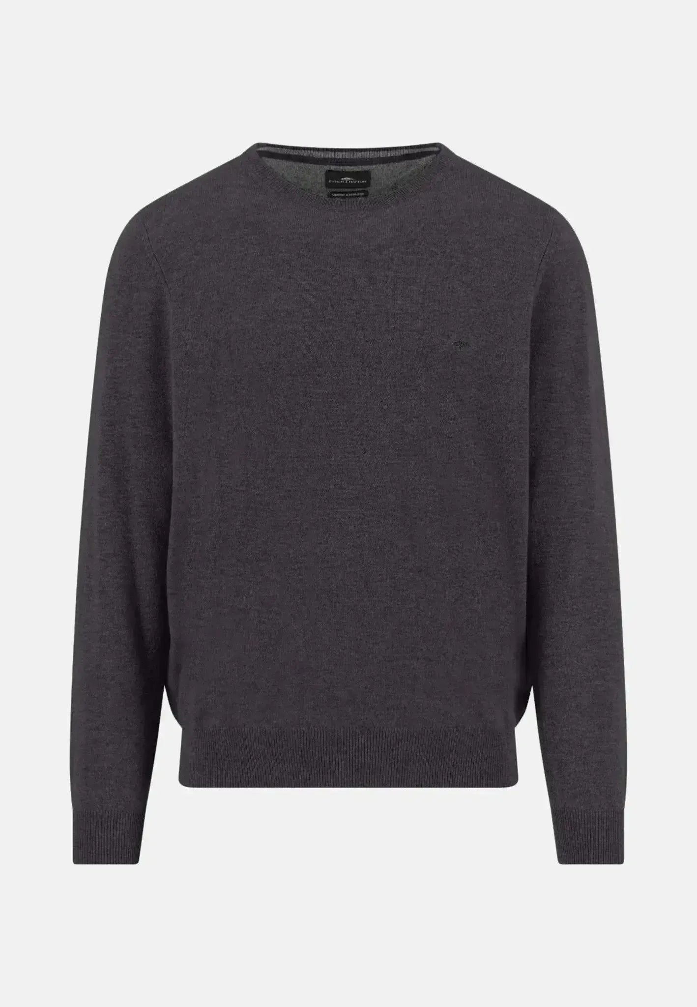 Fynch - Hatton Mens Merino Wool Cashmere Crewneck Knit Charcoal – 1514800-998-S | Studio DOS by Designer Outlet Sales
