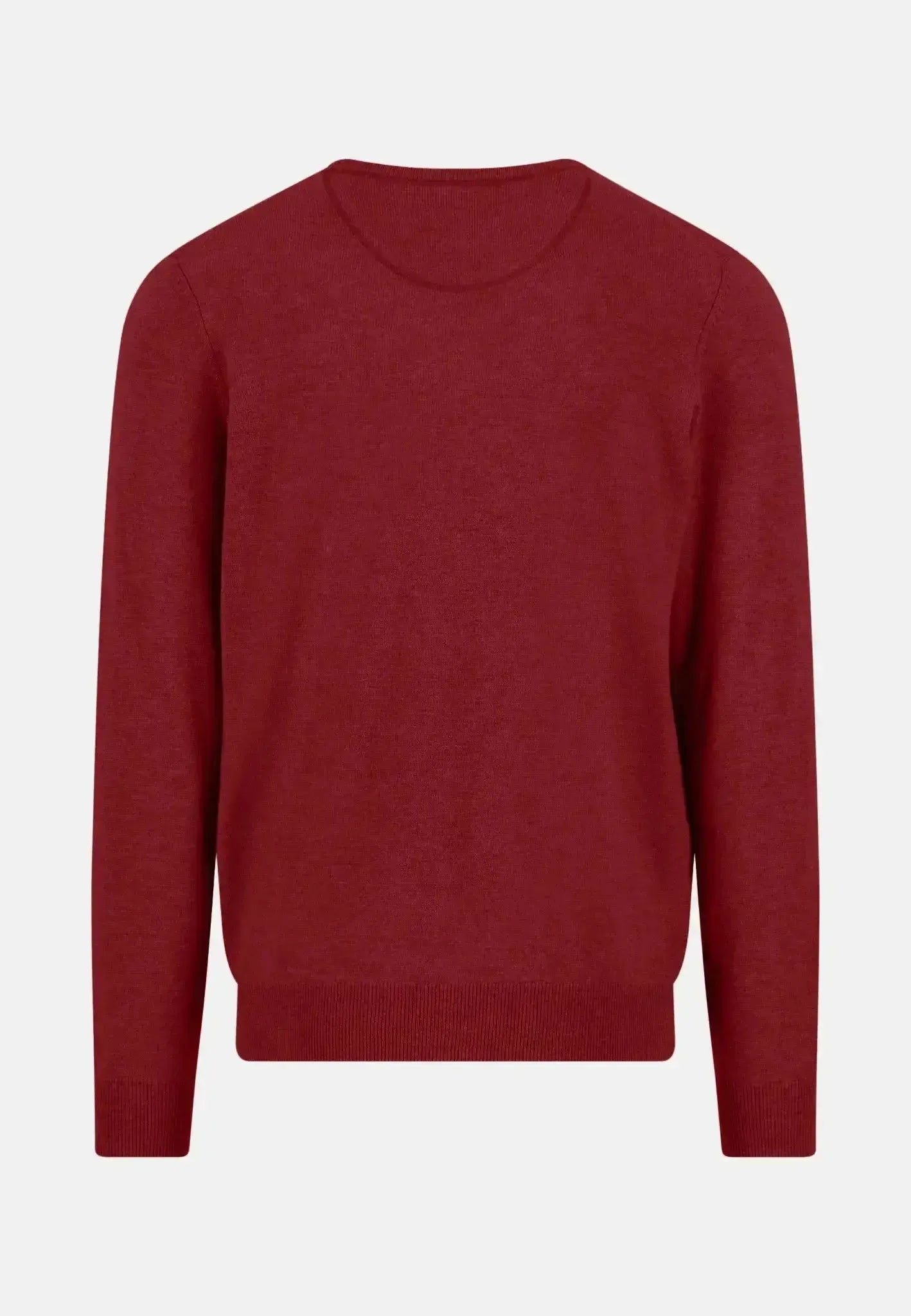 Fynch - Hatton Mens Merino Wool Cashmere Crewneck Knit Garnet Red – 1514800-367-S | Studio DOS by Designer Outlet Sales