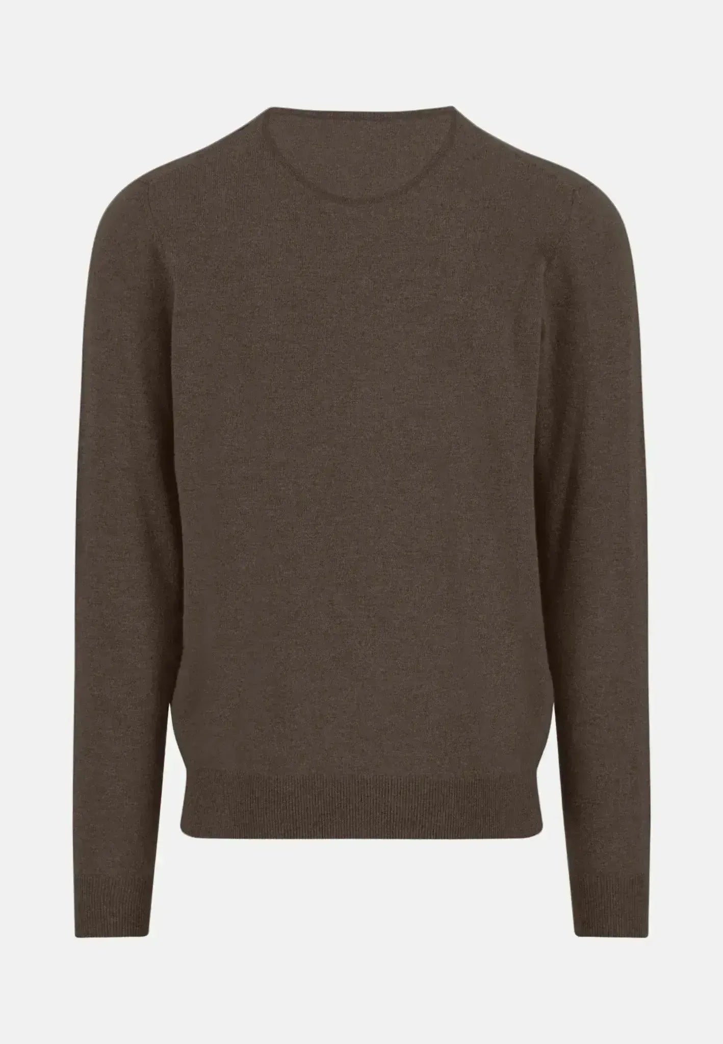 Fynch - Hatton Mens Merino Wool Cashmere V - Neck Knit Dark Chocolate – 1514801-861-S | Studio DOS by Designer Outlet Sales