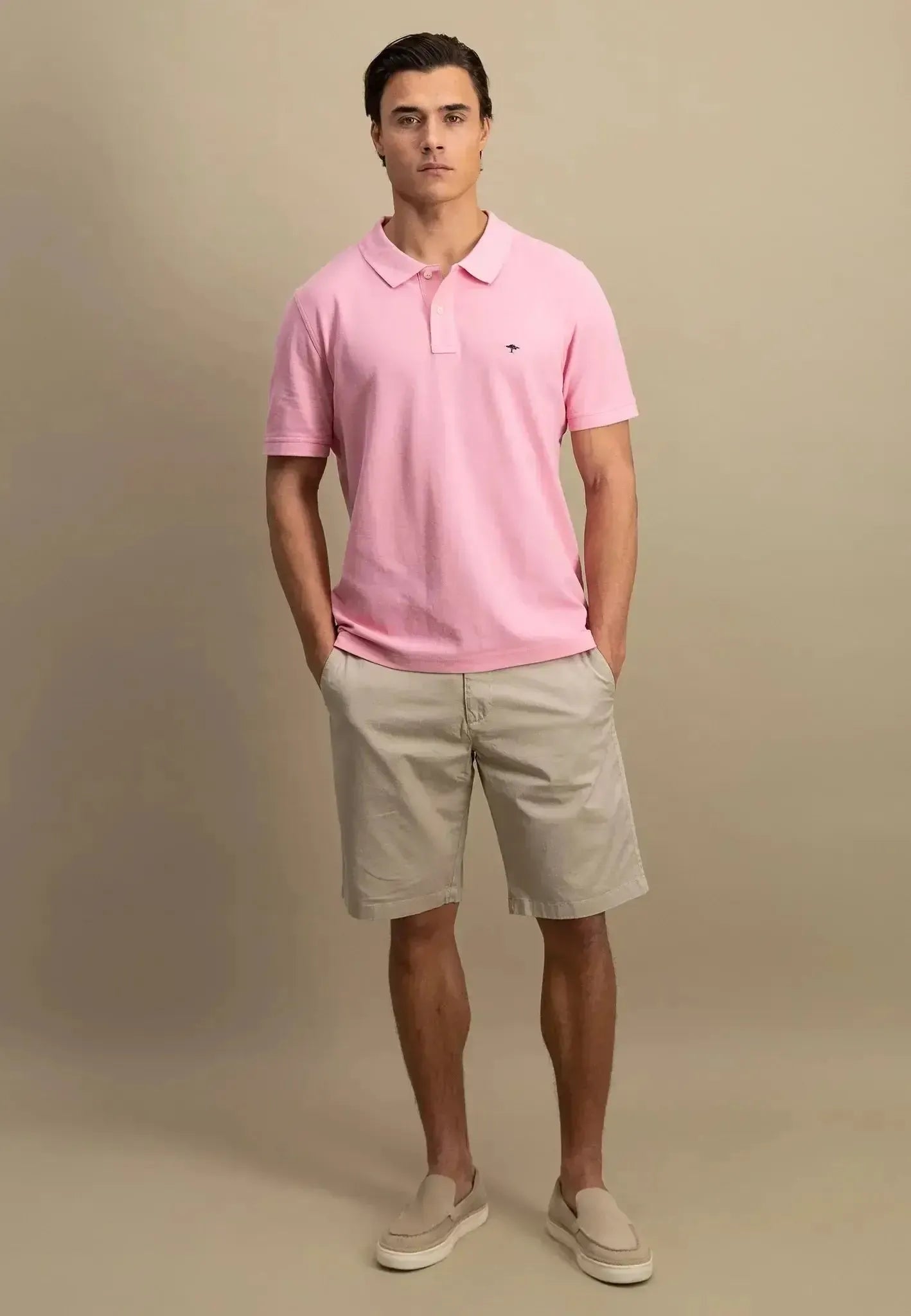 Fynch - Hatton Mens Premium Cotton Polo Shirt Peony – 15131700-461-S | Studio DOS by Designer Outlet Sales