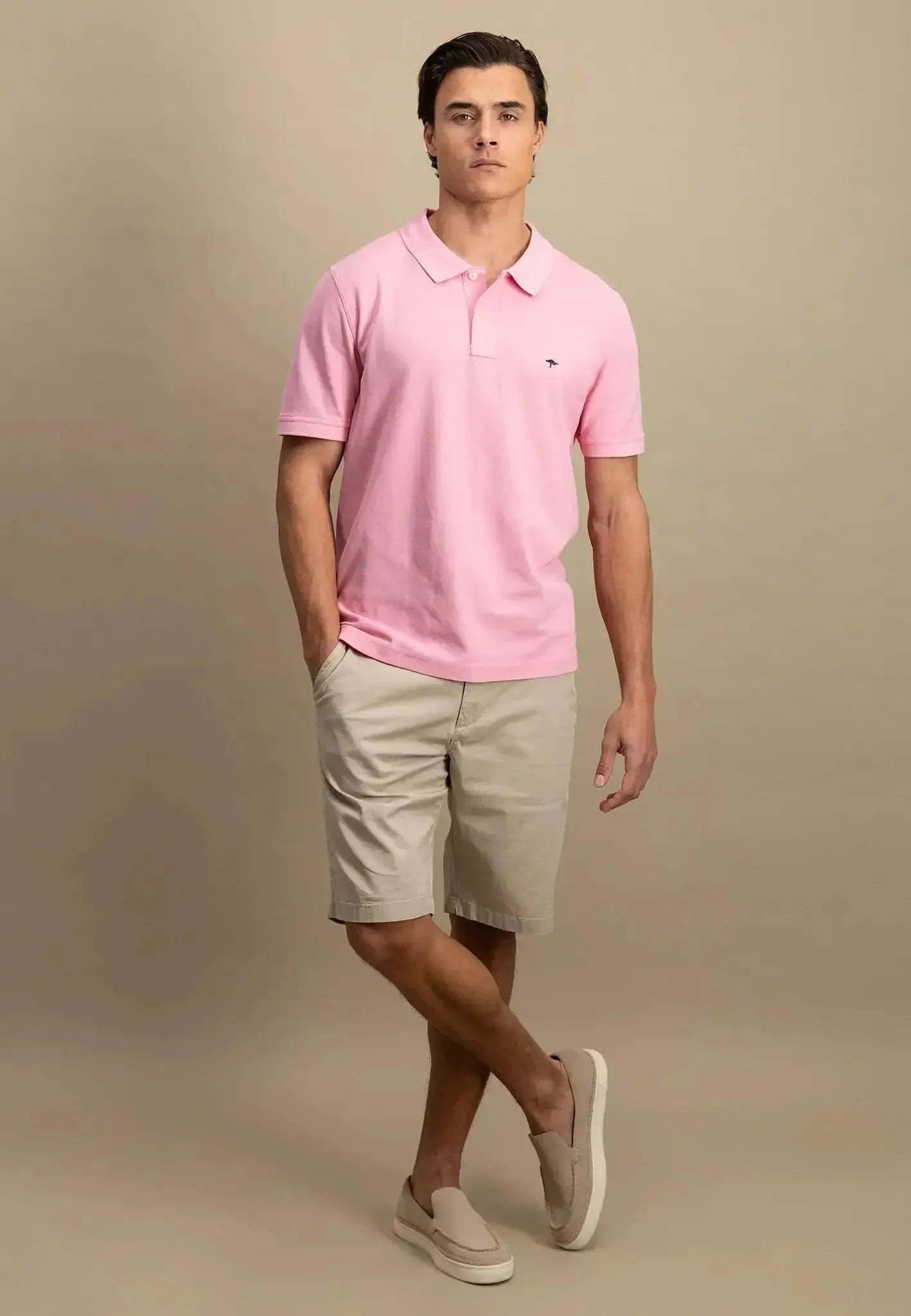 Fynch - Hatton Mens Premium Cotton Polo Shirt Peony – 15131700-461-S | Studio DOS by Designer Outlet Sales