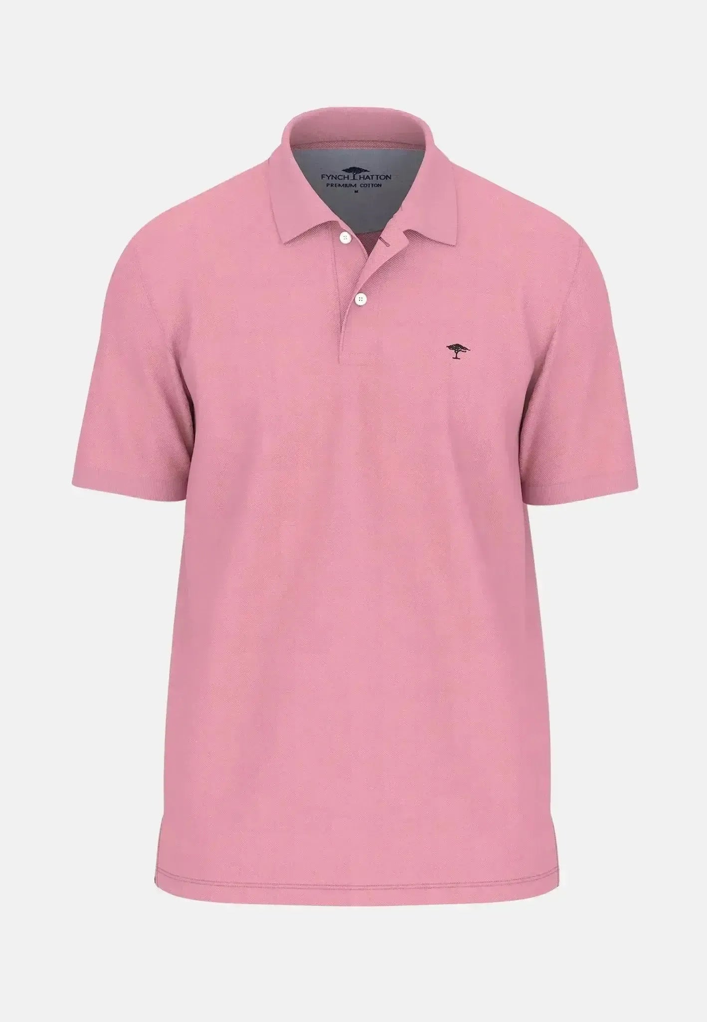 Fynch - Hatton Mens Premium Cotton Polo Shirt Peony – 15131700-461-S | Studio DOS by Designer Outlet Sales