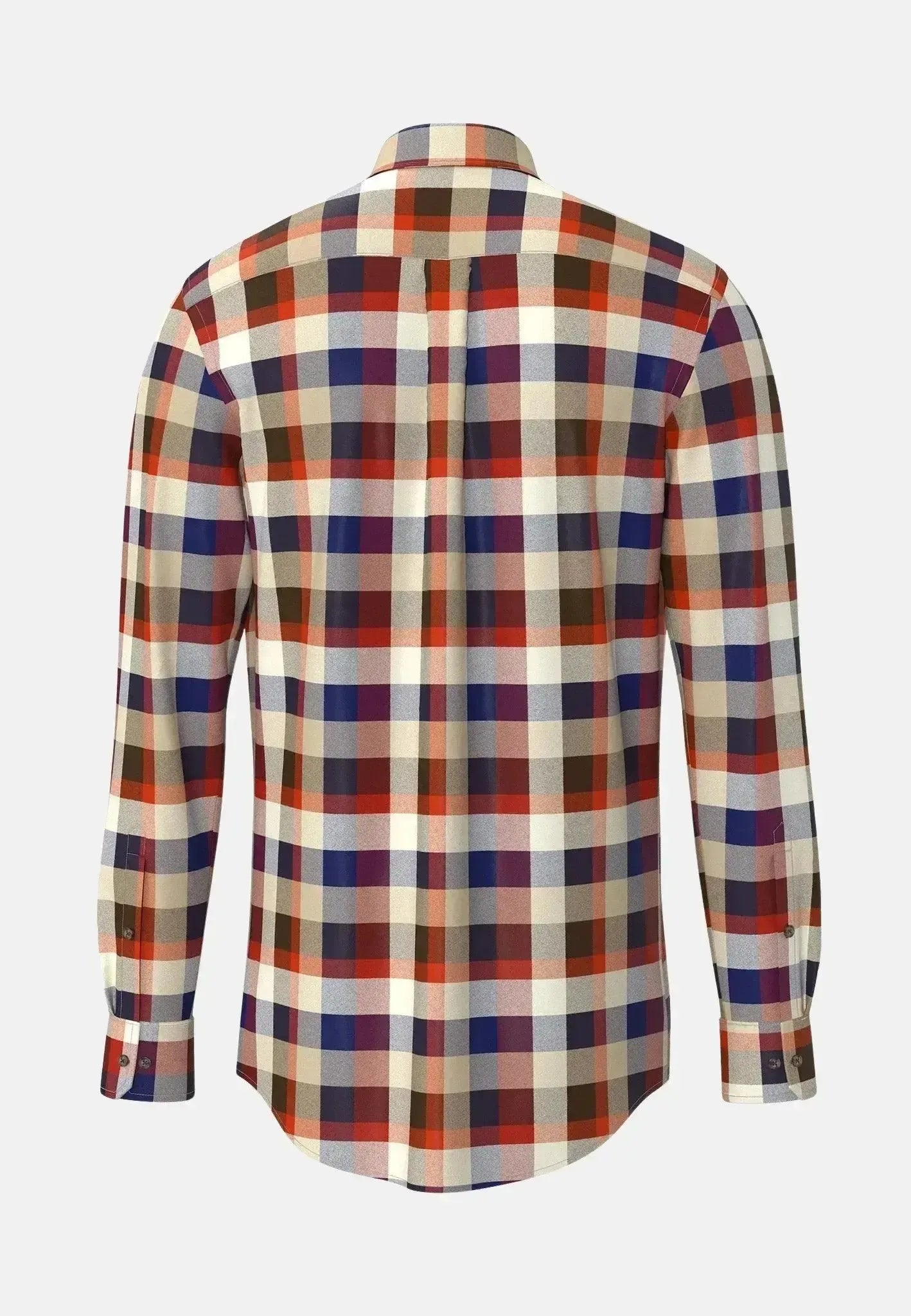 Fynch - Hatton Mens Square Flannel Check Shirt Garnet Red – 15108070-367-S | Studio DOS by Designer Outlet Sales