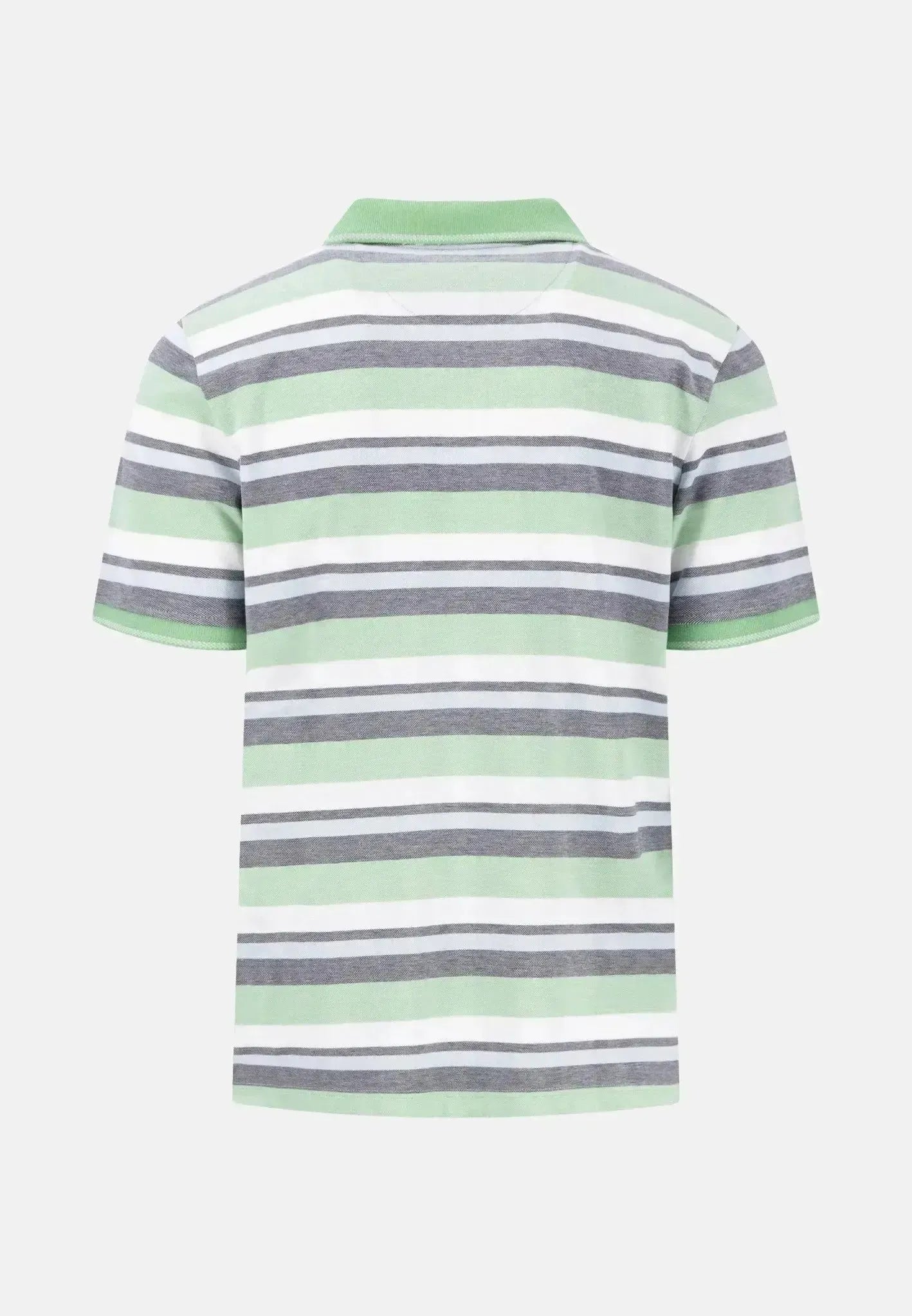 Fynch - Hatton Mens Striped Casual Fit Polo Shirt Turf Green – 15031906-722-S | Studio DOS by Designer Outlet Sales