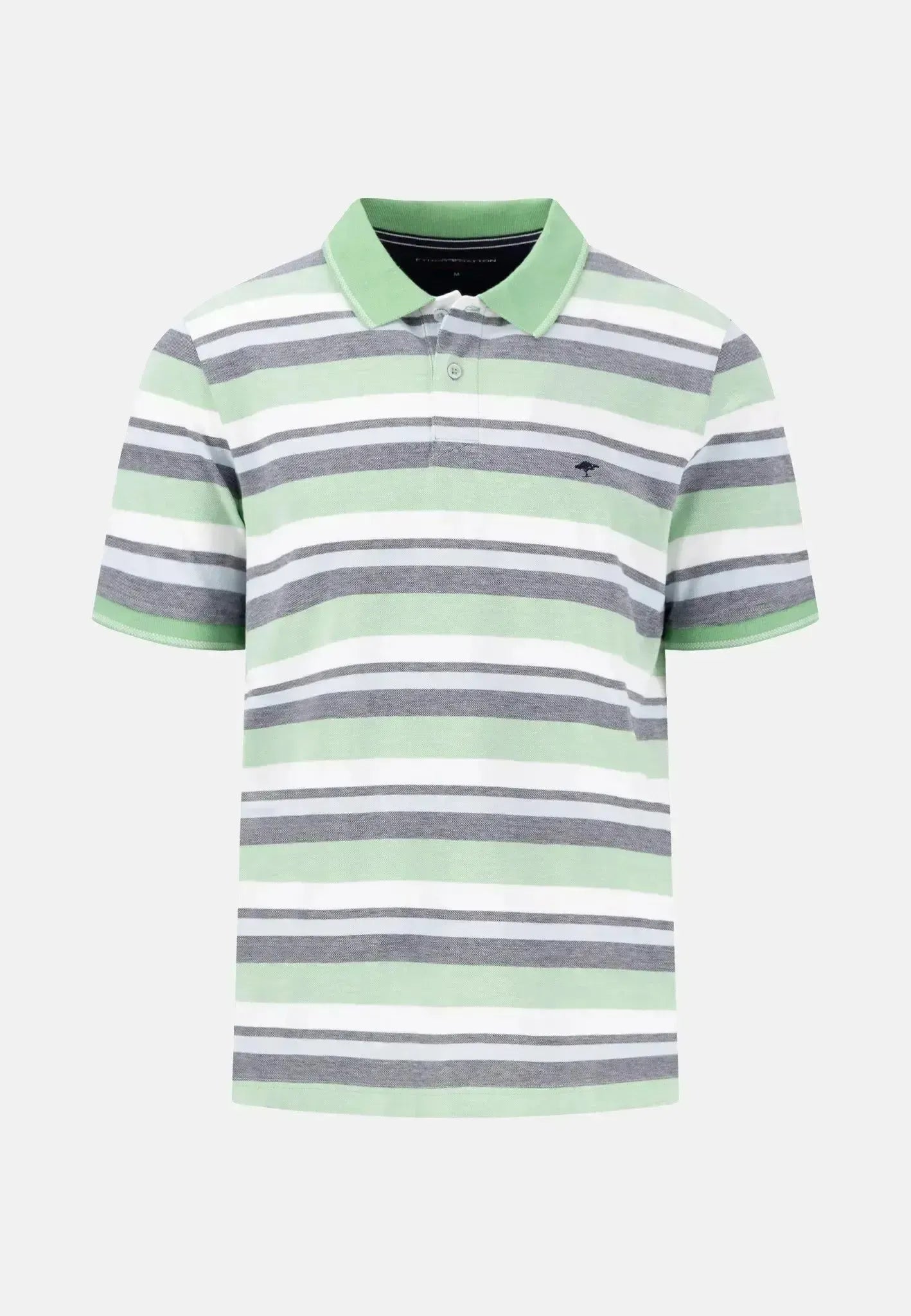 Fynch - Hatton Mens Striped Casual Fit Polo Shirt Turf Green – 15031906-722-S | Studio DOS by Designer Outlet Sales