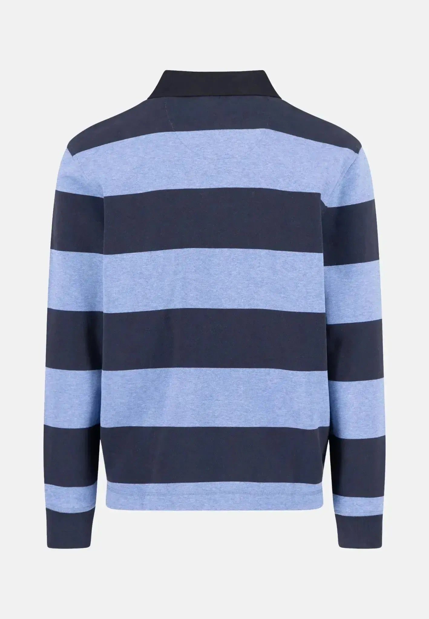 Fynch - Hatton Mens Striped Rugby Collar Sweat Crystal Blue – 15141363-604-S | Studio DOS by Designer Outlet Sales
